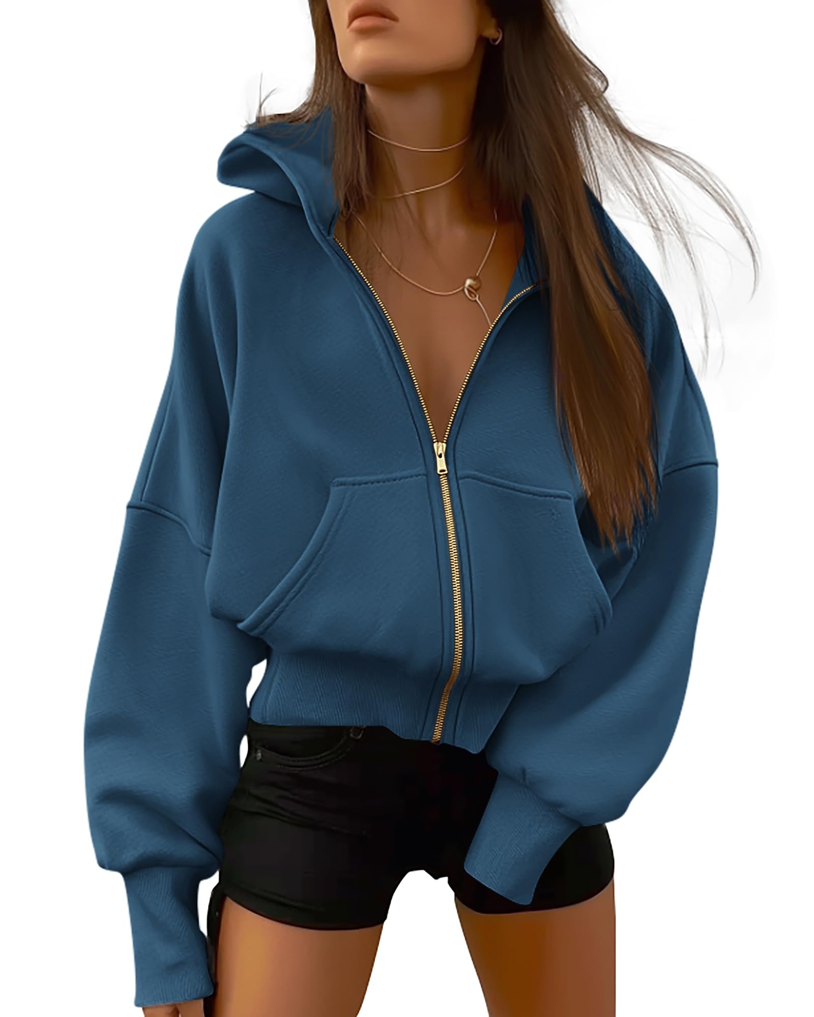 BTFBM Hoodies For Women Sweatshirt Fall Fashion Clothing Long Sleeve Fleece Jacket Winter Outfits Y2k Zip Up Hoodie