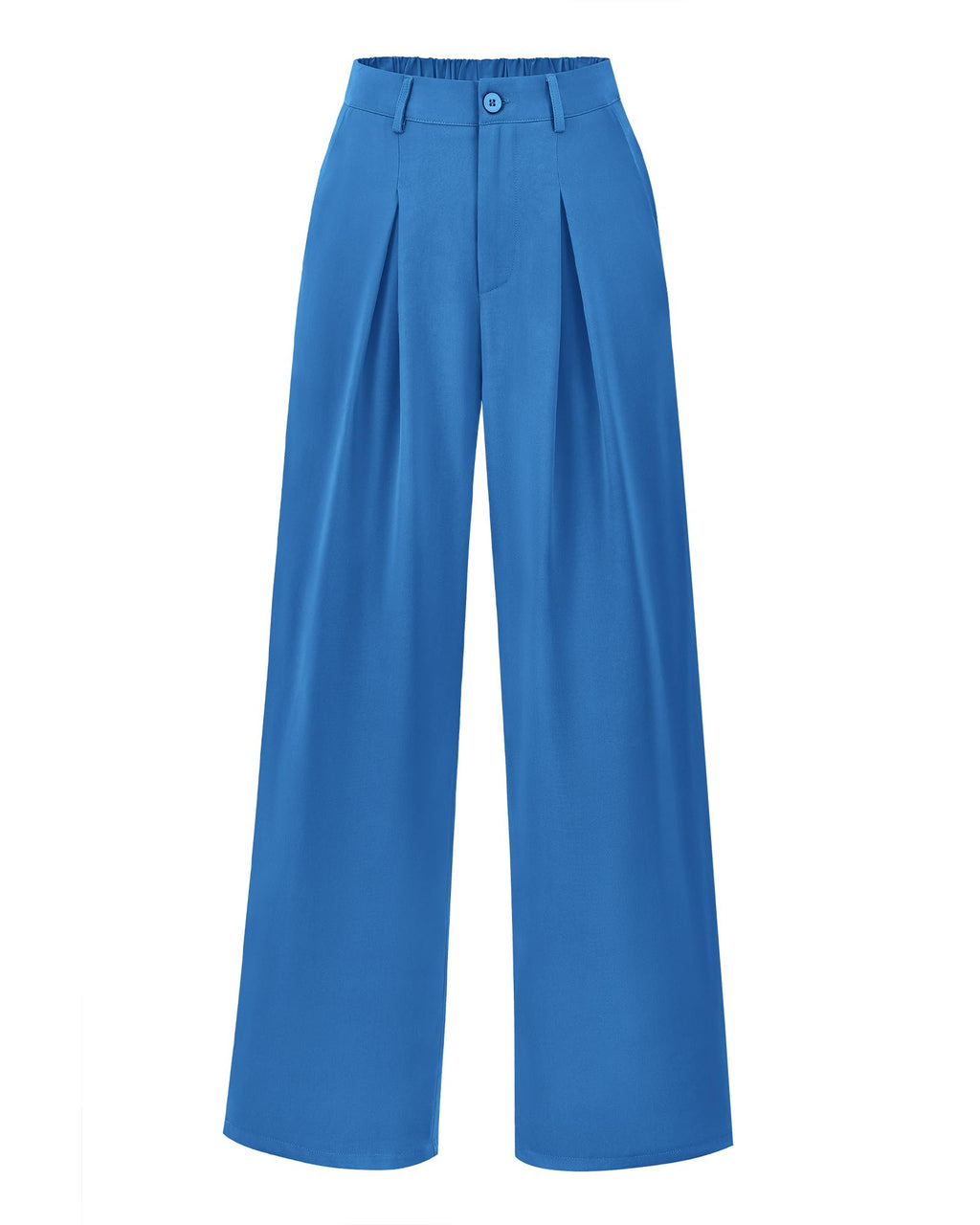 BTFBM Women High Waist Palazzo Pants Spring Casual Wide Leg Trousers Loose Work Office Business Suit Pant Pockets