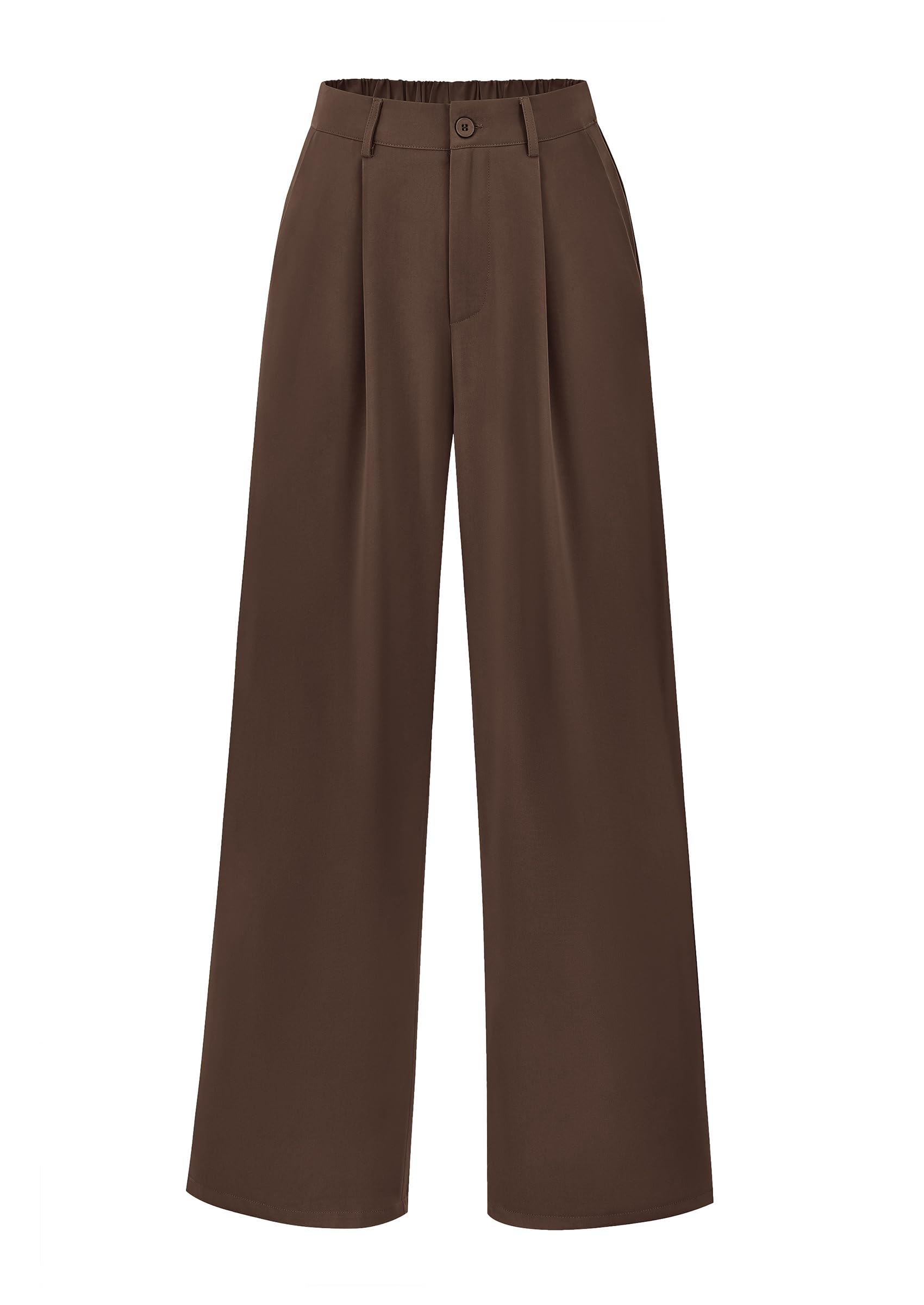 PRETTYGARDEN Wide Leg Pants for Women Trendy Fall High Waisted Business Casual Outfits Work Pant Trousers