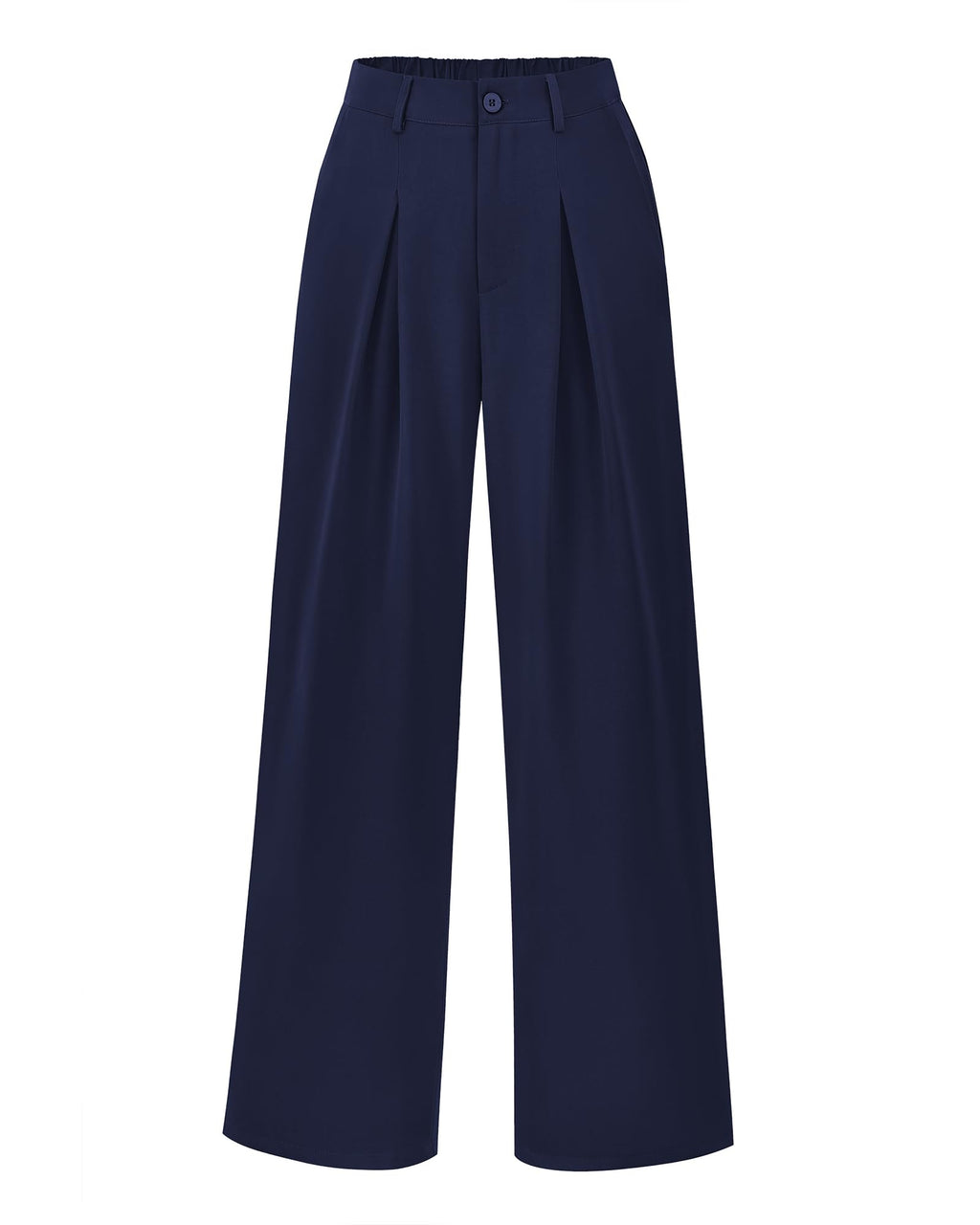 BTFBM Women High Waist Palazzo Pants Spring Casual Wide Leg Trousers Loose Work Office Business Suit Pant Pockets