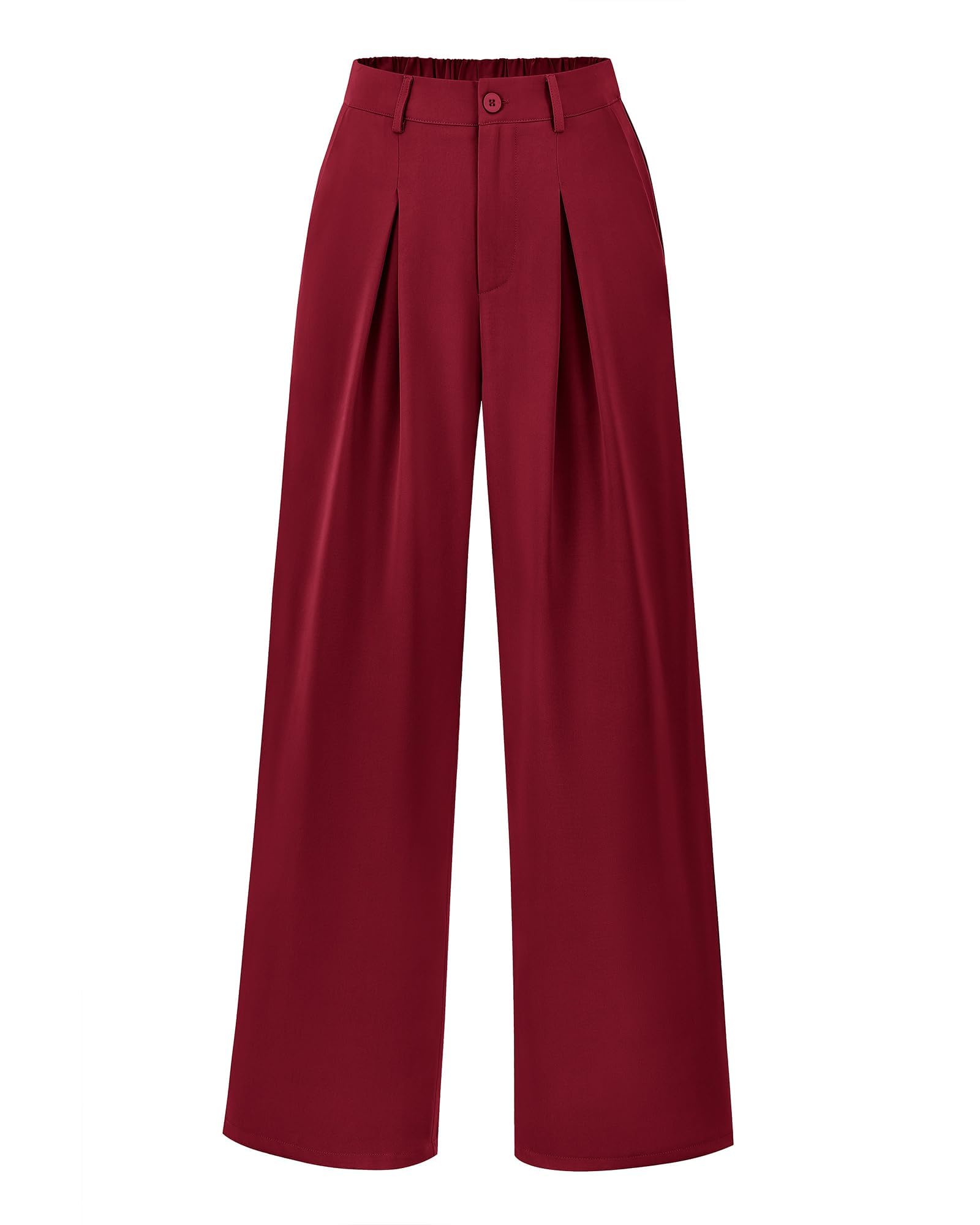 BTFBM Women High Waist Palazzo Pants Spring Casual Wide Leg Trousers Loose Work Office Business Suit Pant Pockets