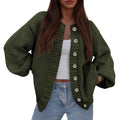 PRETTYGARDEN Women's Winter Cardigan Sweaters Trendy Chunky Knit Long Sleeve Button Up Casual Warm Fall Jackets Coats