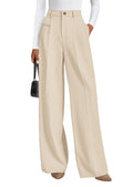PRETTYGARDEN Womens Wide Leg Dress Pants Business Casual Flowy Work Palazzo Pants High Waisted Slacks Trousers
