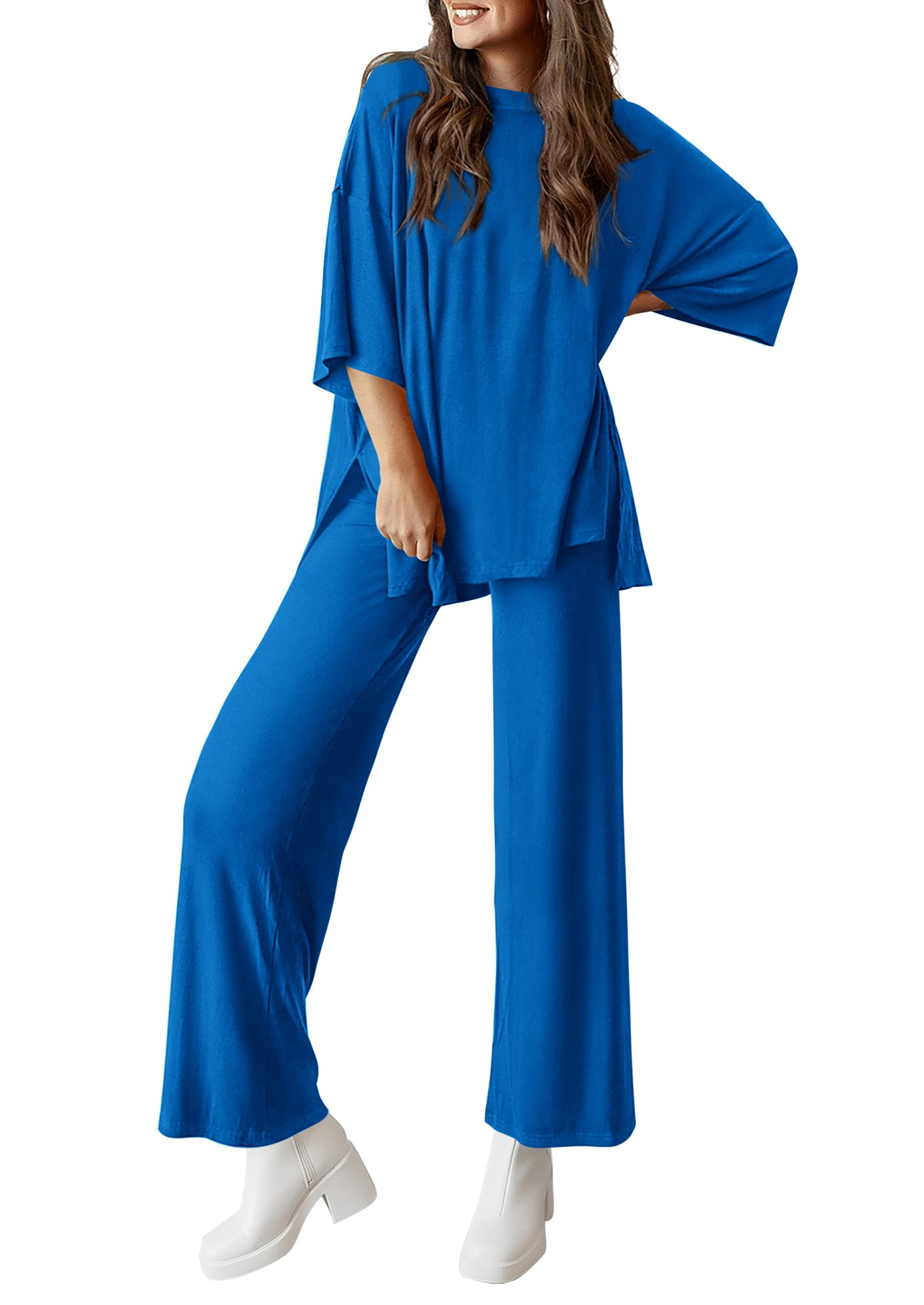 PRETTYGARDEN Two Piece Sets For Women Summer Fashion Lounge Matching Set Travel Vacation Airport Outfits Clothing