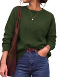 BTFBM Oversized Sweaters for Women Fall Clothes Crewneck Winter Outfits Drop Shoulder Tunics, Long Sleeve Pullover Tops, Loose Fit Tunic Tops, Casual Cozy Fashion Clothing, Going Out Outfits