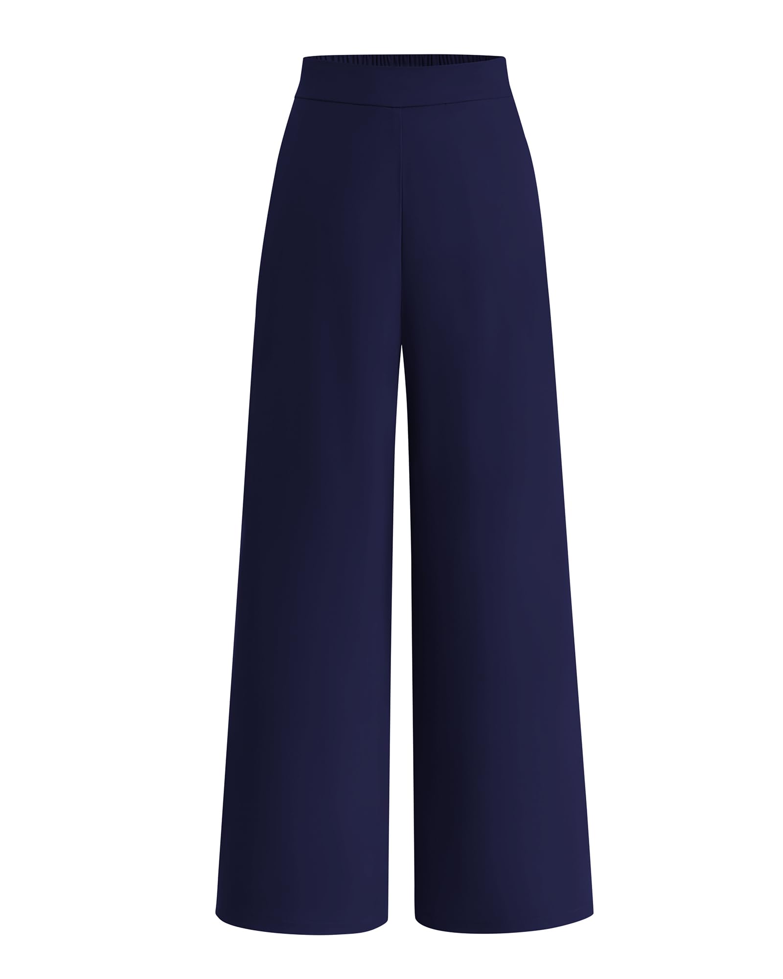 FreshPretty Women High Waisted Wide Leg Pants Spring Business Casual Work Pants Loose Office Palazzo Trousers Pockets
