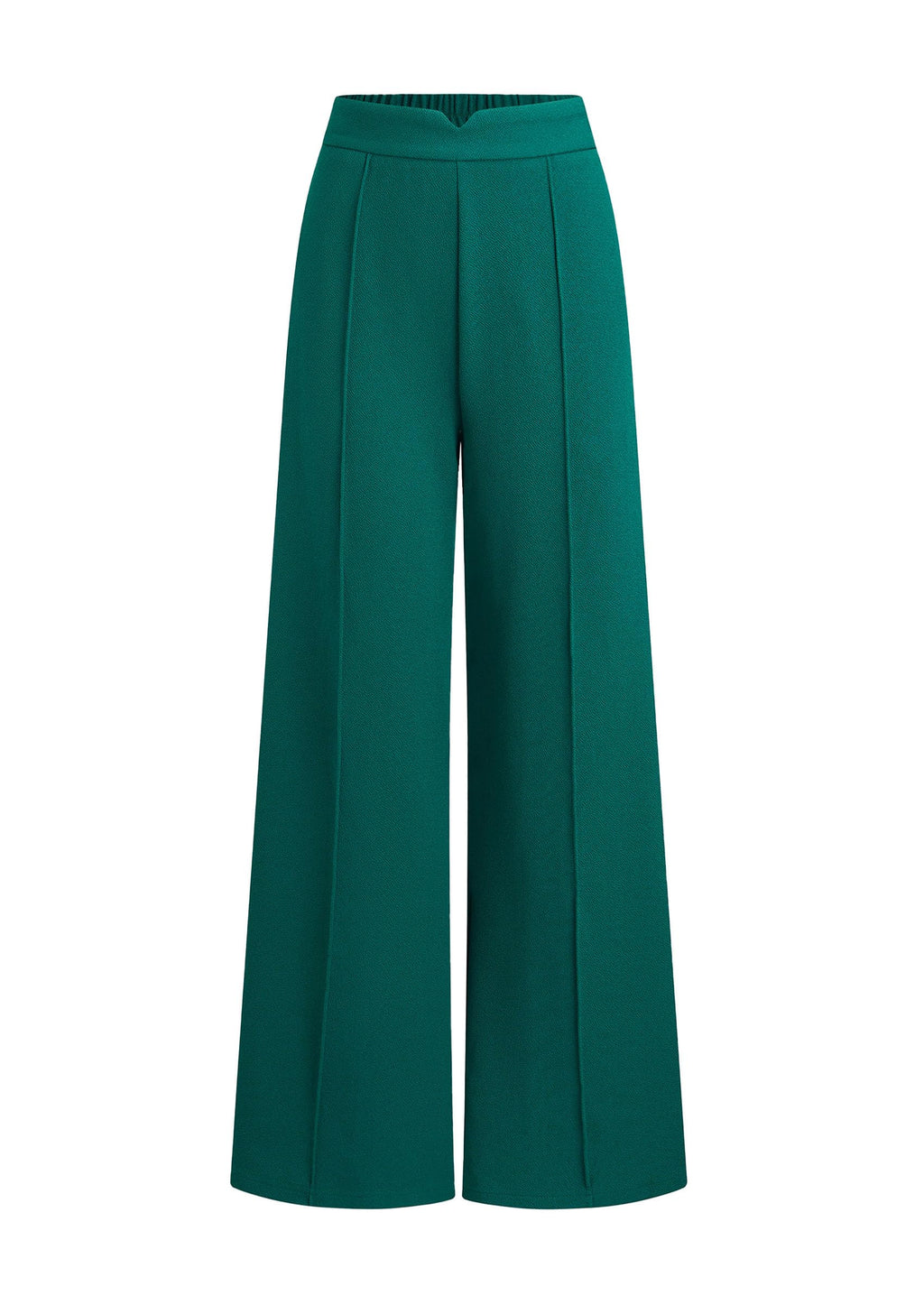 PRETTYGARDEN Women's Dressy Casual Wide Leg Palazzo Pants | V Notch High Waist, Soft Stretchy Knit Flowy Long Lounge Trousers, Casual Daily Office Work Outfits, 2026 Fall Clothes