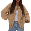 PRETTYGARDEN Women's Winter Cardigan Sweaters Trendy Chunky Knit Long Sleeve Button Up Casual Warm Fall Jackets Coats