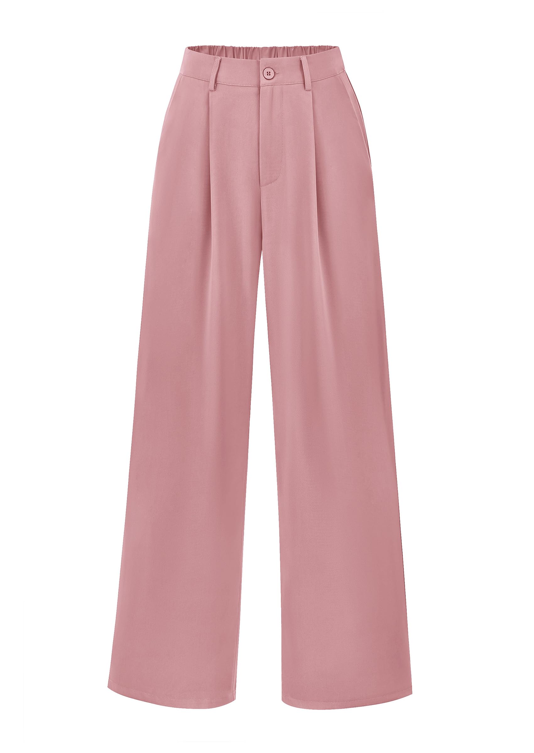 PRETTYGARDEN Wide Leg Pants for Women Trendy Fall High Waisted Business Casual Outfits Work Pant Trousers