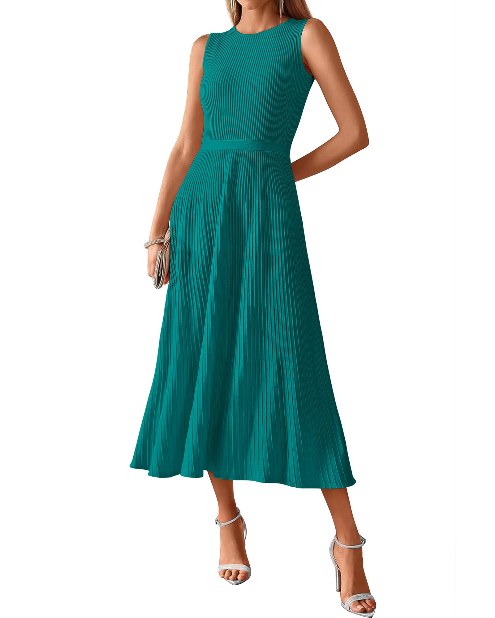 BTFBM Summer Maxi Dresses for Women Strapless Ruched Tube Top Beach Vacation Spring Wedding Guest Dress Pockets