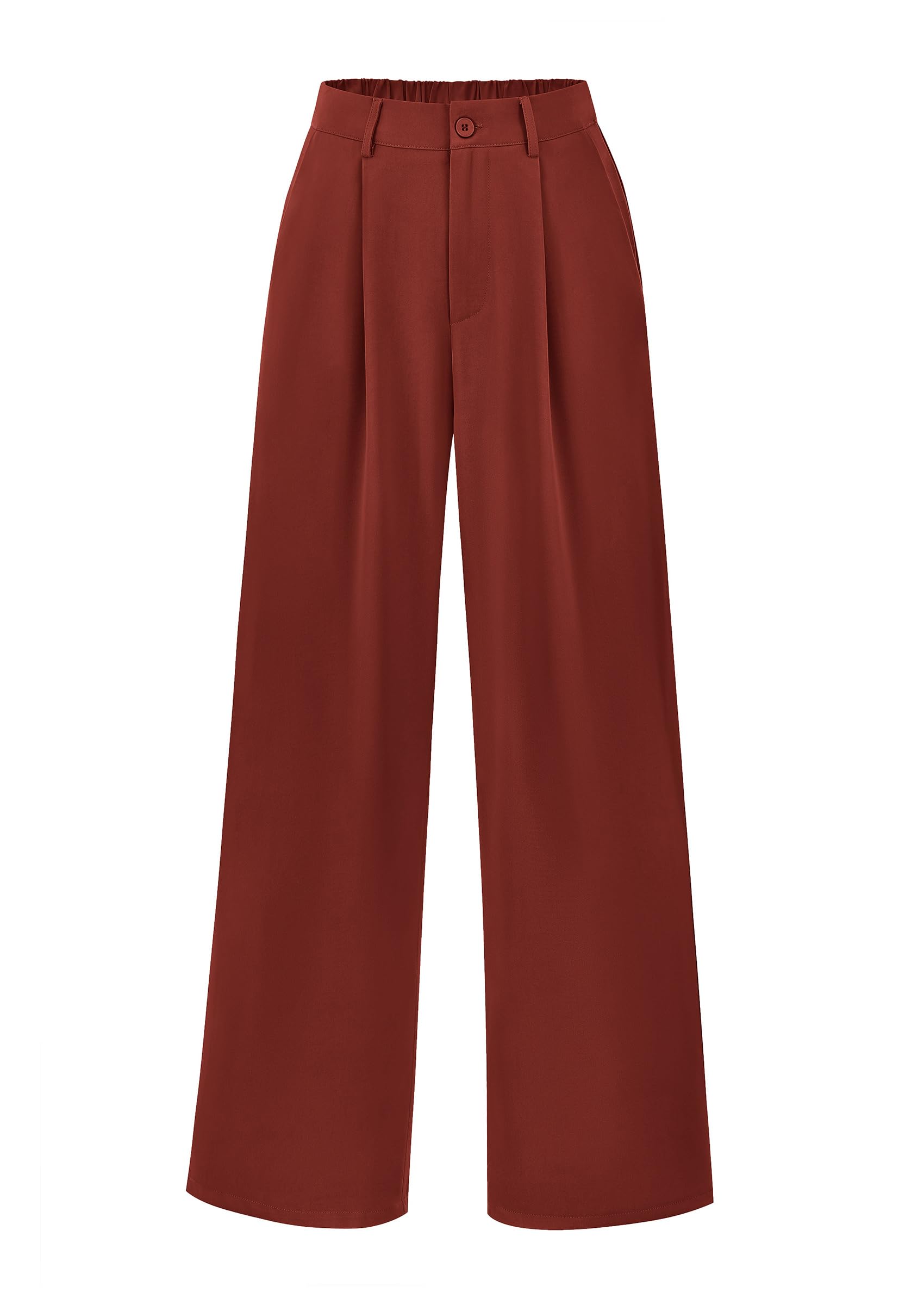 PRETTYGARDEN Wide Leg Pants for Women Trendy Fall High Waisted Business Casual Outfits Work Pant Trousers