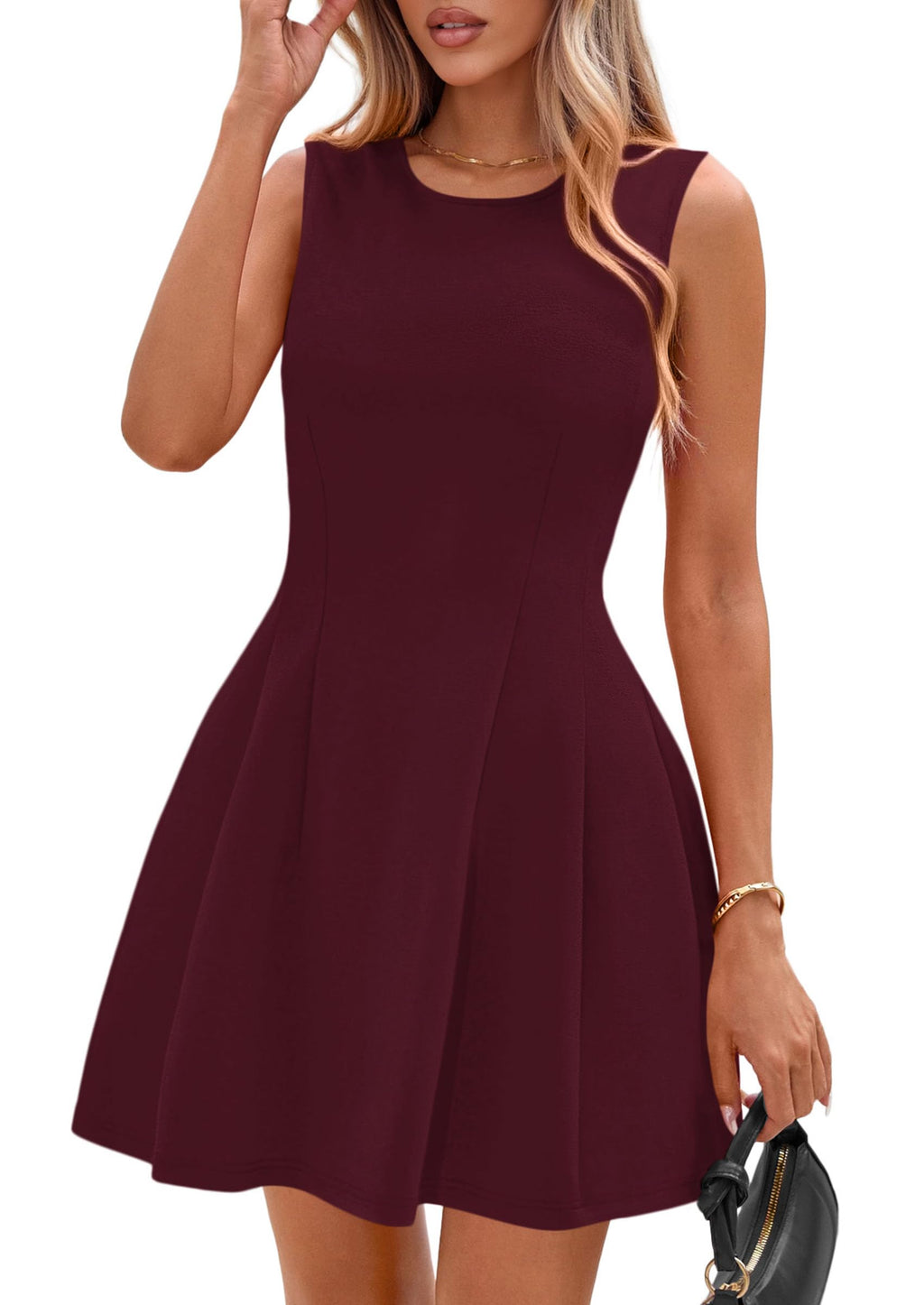 PRETTYGARDEN Summer Dresses for Women Elegant Classy Spring A Line Business Casual Work Graduation Cocktail Short Dress