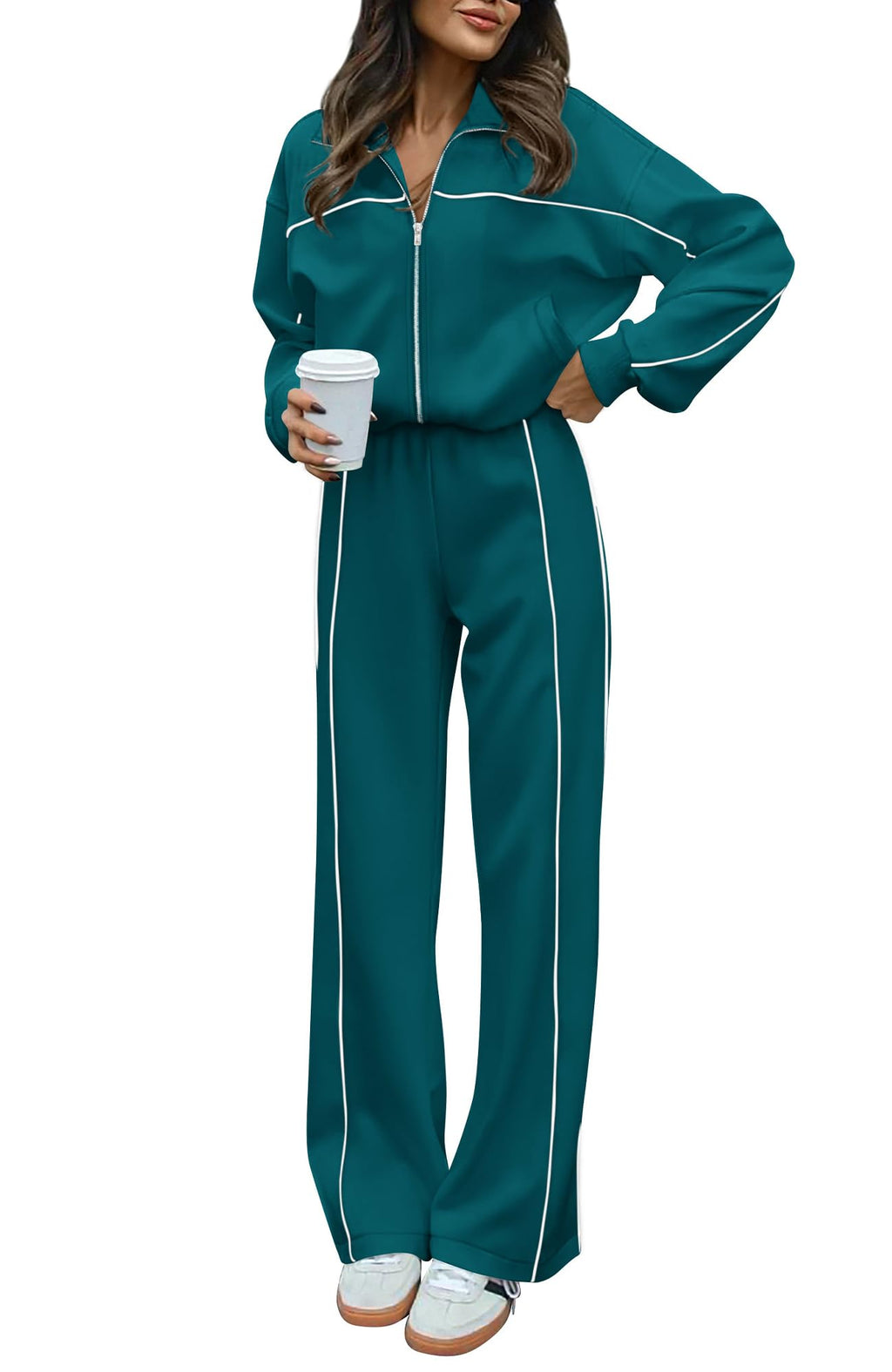 FreshPretty Womens Long Sleeve T Shirts Fall Clothes Ribbed Slim Fit Y2K Boat Neck Casual Going Out Tops Workout Outfits