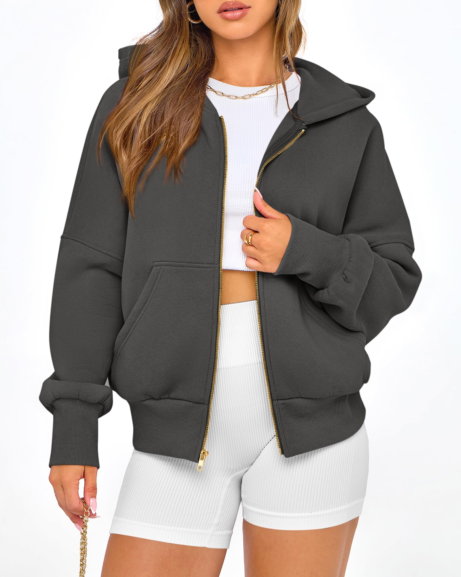 BTFBM Hoodies For Women Sweatshirt Fall Fashion Clothing Long Sleeve Fleece Jacket Winter Outfits Y2k Zip Up Hoodie