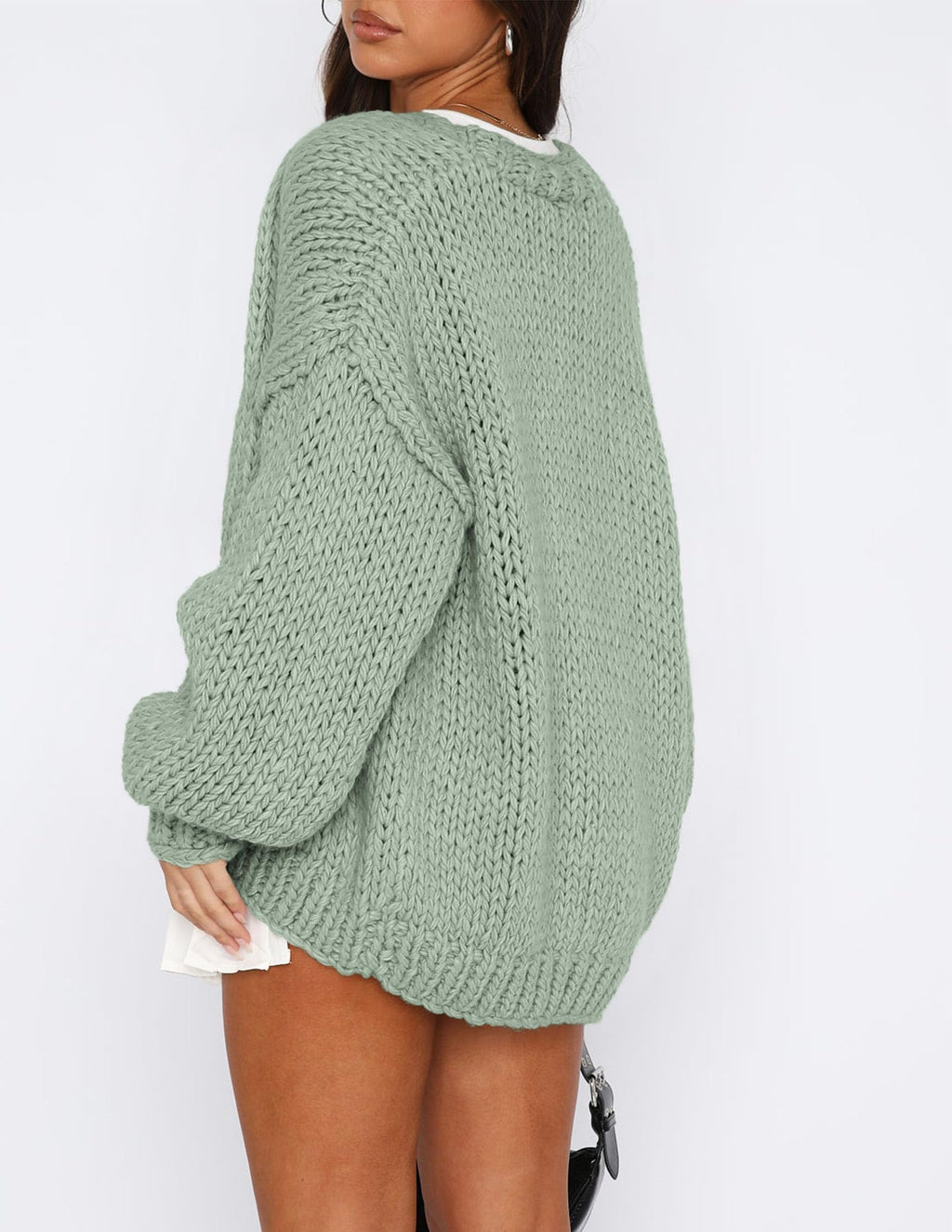 PRETTYGARDEN Cardigan Sweaters for Women Trendy Fall Fashion Long Sleeve Chunky Knit Cardigans Winter Clothing Outfits