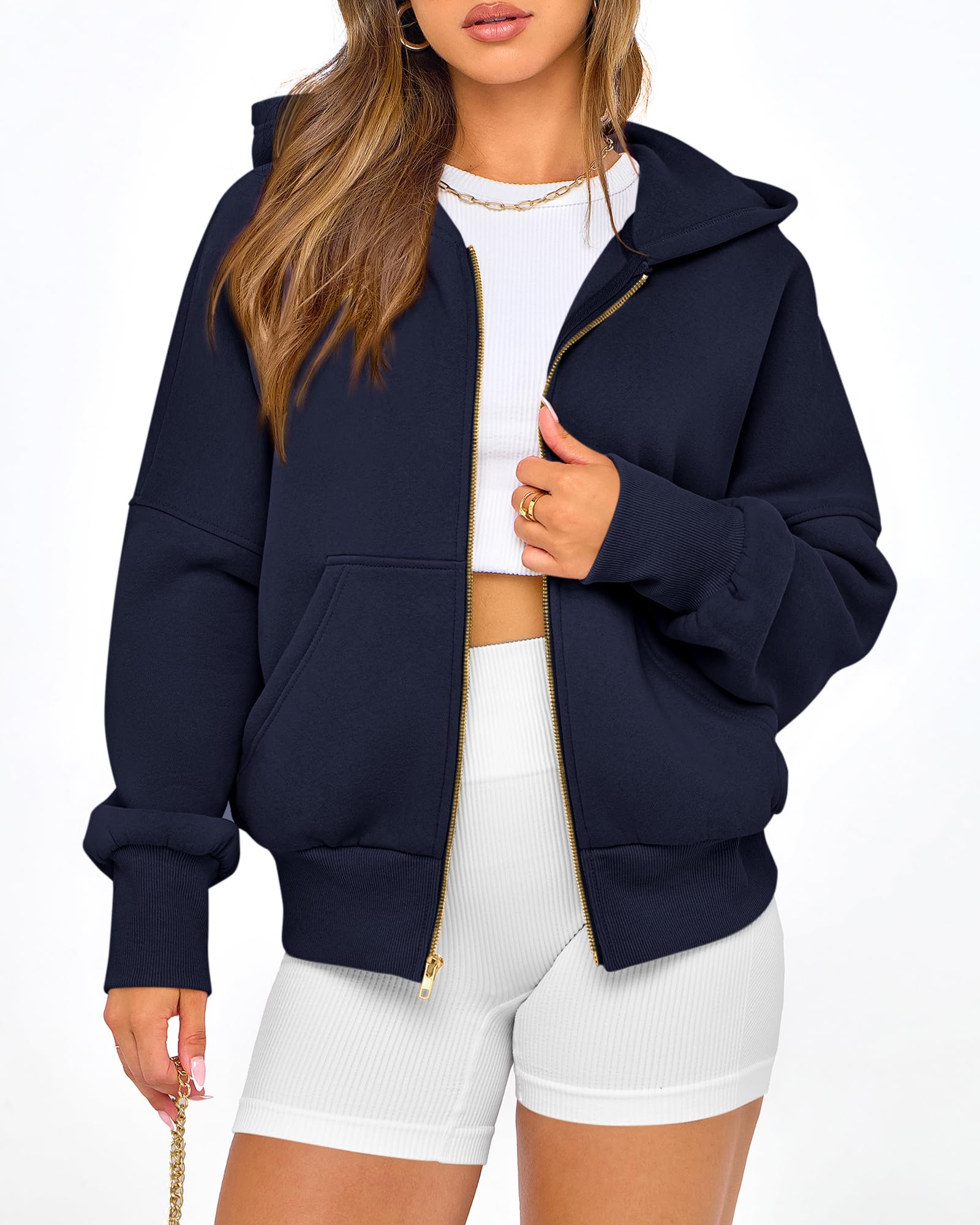 BTFBM Hoodies For Women Sweatshirt Fall Fashion Clothing Long Sleeve Fleece Jacket Winter Outfits Y2k Zip Up Hoodie