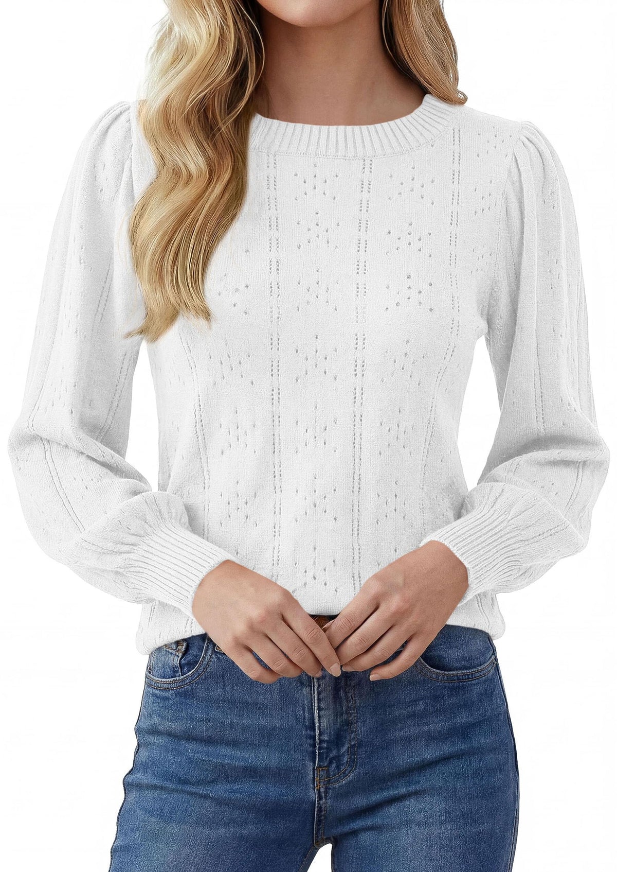 PRETTYGARDEN Women Fall Fashion Hollow Out Holiday Sweaters