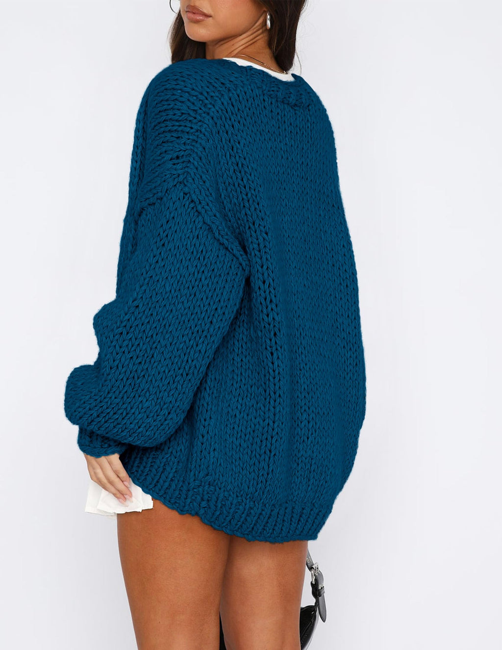 PRETTYGARDEN Cardigan Sweaters for Women Trendy Fall Fashion Long Sleeve Chunky Knit Cardigans Winter Clothing Outfits