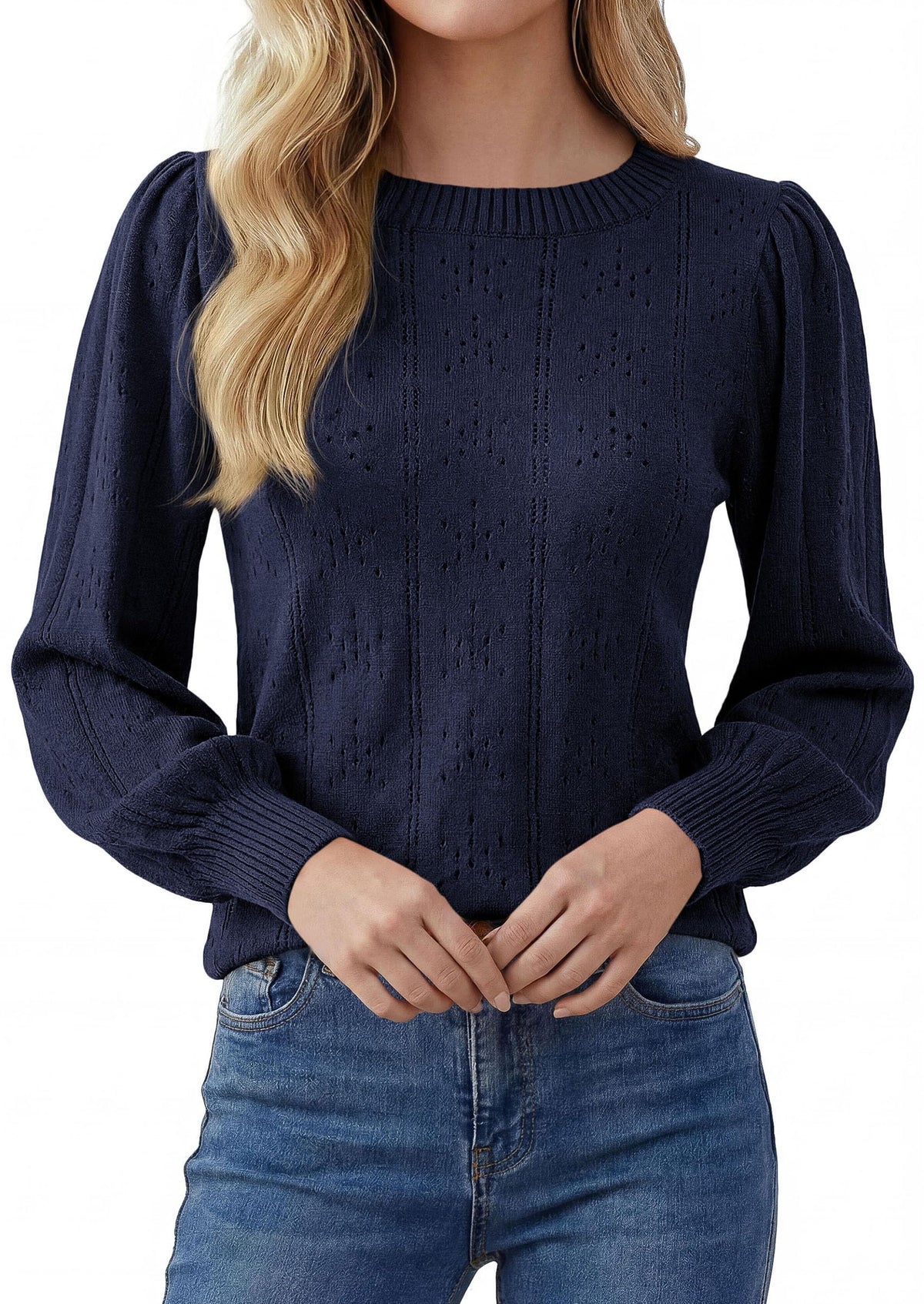 PRETTYGARDEN Women Fall Fashion Hollow Out Holiday Sweaters