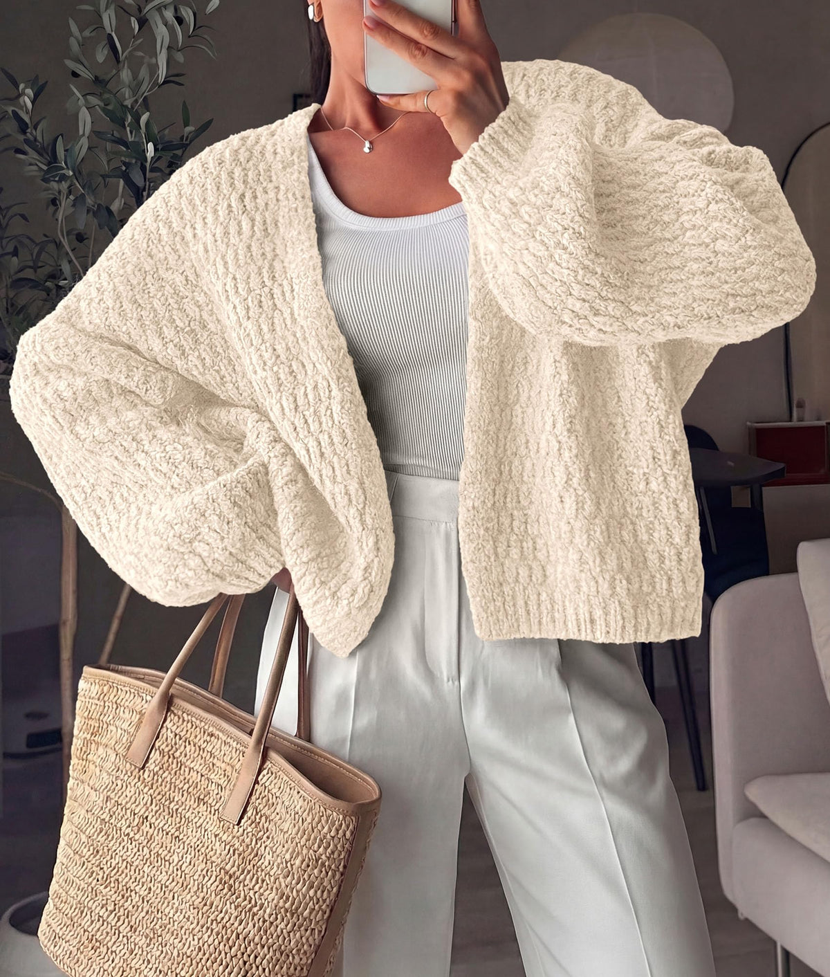 PRETTYGARDEN Women's Fall Cardigan Open Front Chunky Sweaters