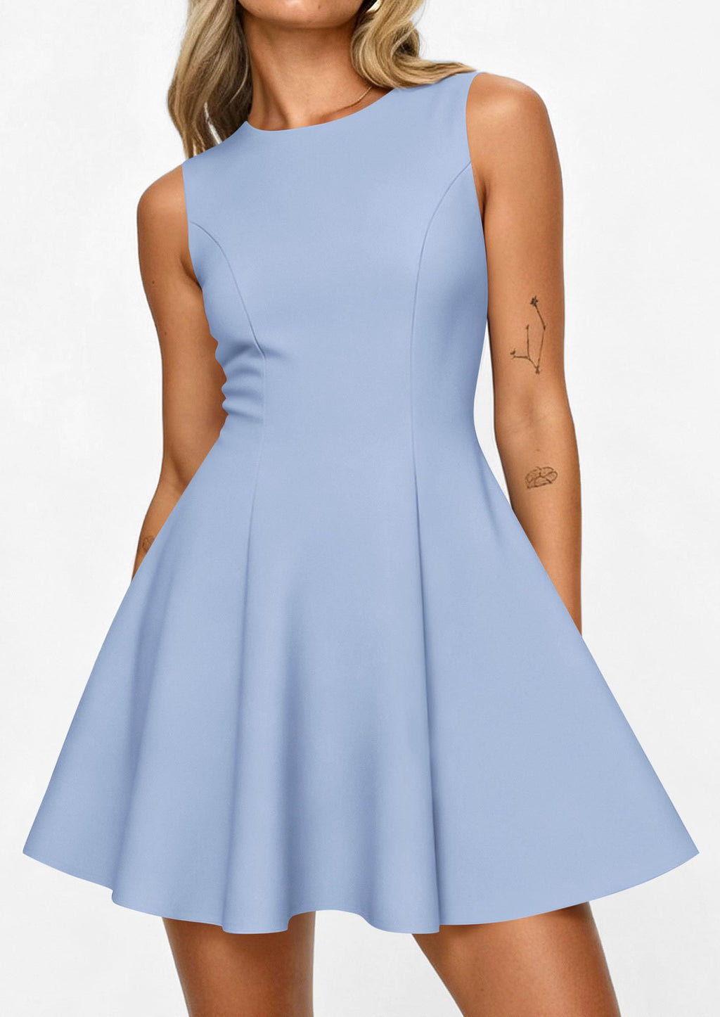 PRETTYGARDEN Cocktail Dresses for Women Summer Formal Boat Neck A Line Spring Elegant Graduation Party Mini Dress