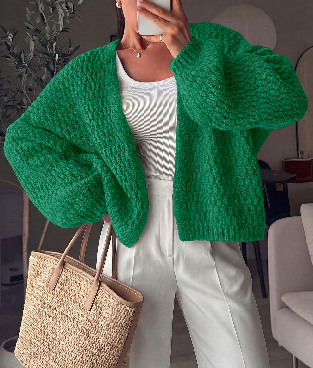 PRETTYGARDEN Women's Fall Cardigan Open Front Chunky Sweaters