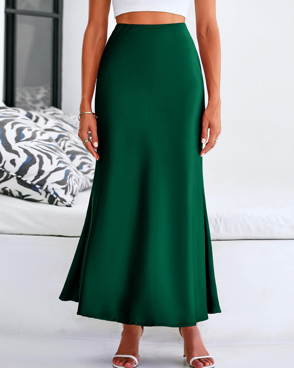 BTFBM Womens Spring Skirts Business Casual Clothes High Waisted Cocktail Party Wedding Guest Mermaid Maxi Skirt