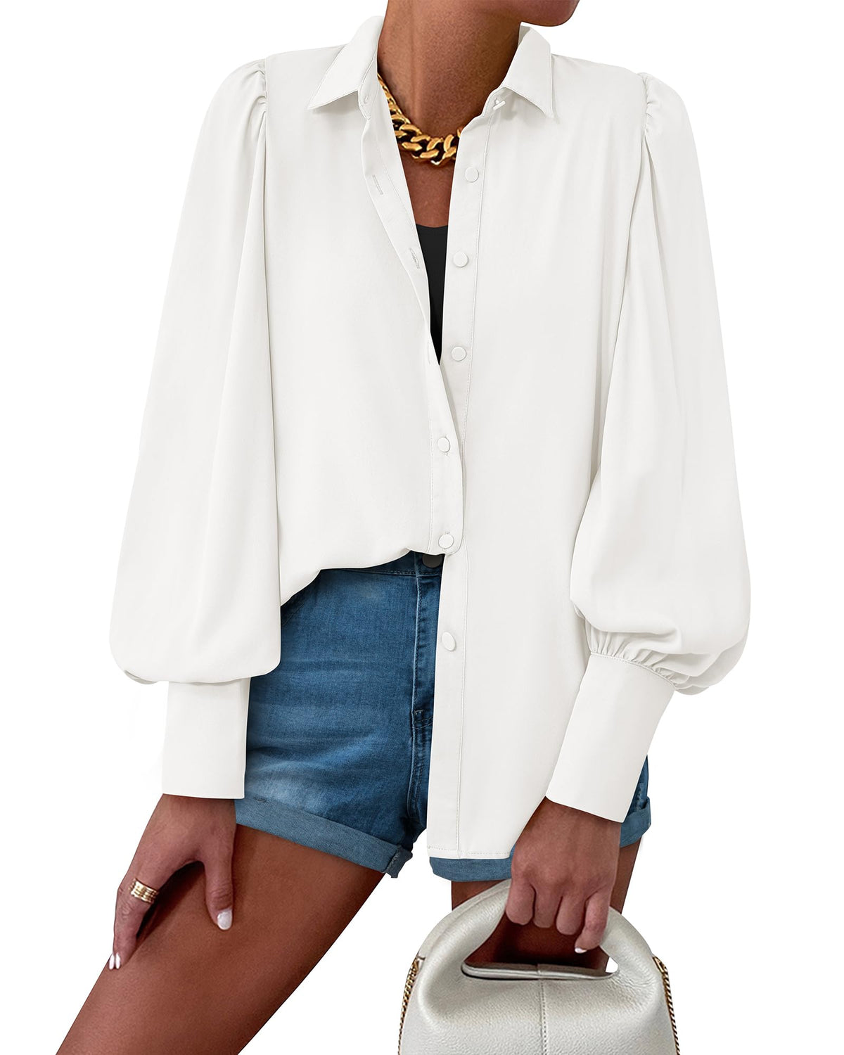 BTFBM Women Fashion Button Down Shirts V Neck Boho Printed Long Sleeve Blouses Dressy Casual Spring Fall Tops