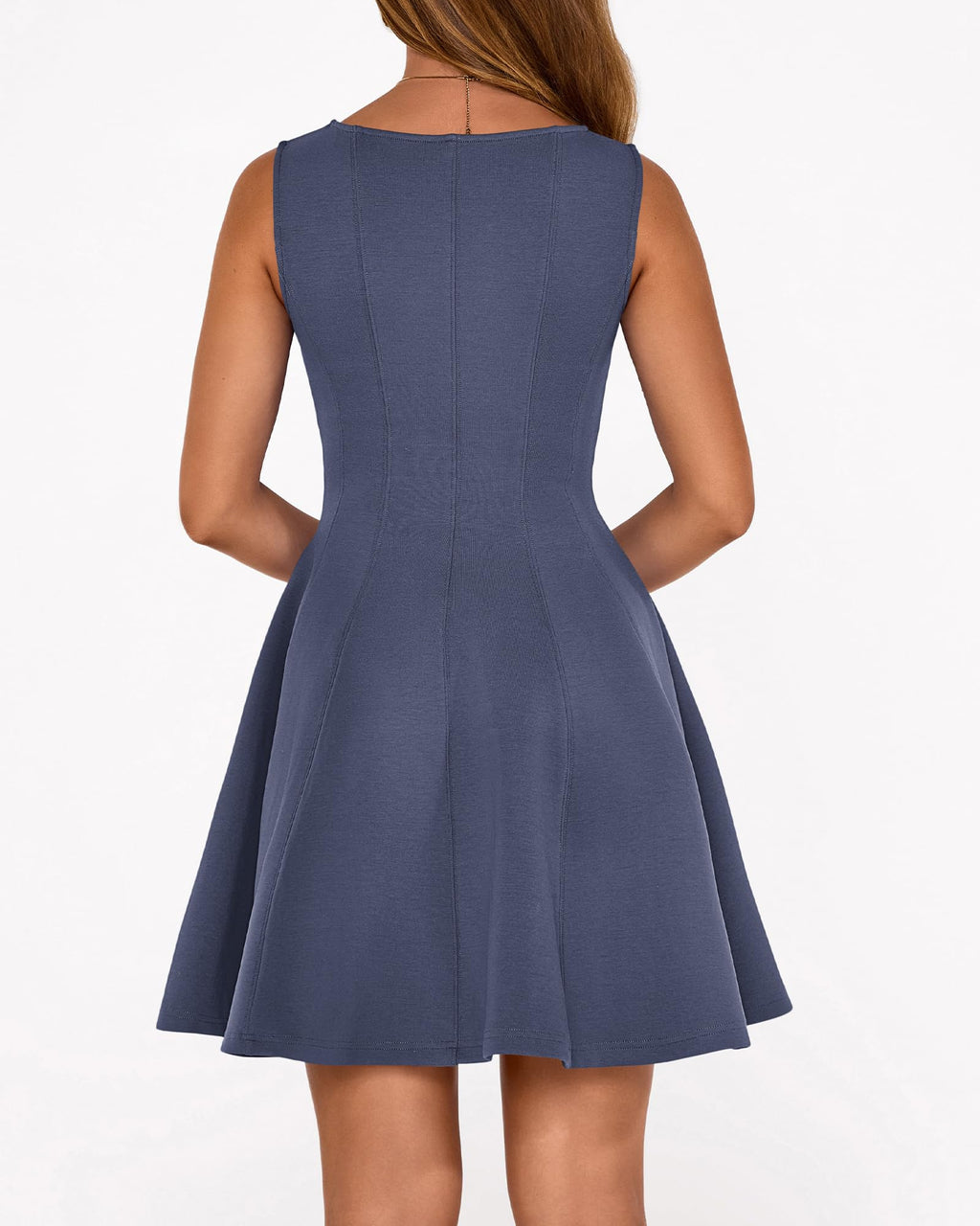 BTFBM Spring Dresses for Women Elegant Classy A Line Casual Graduation Business Work Party Cocktail Short Dress