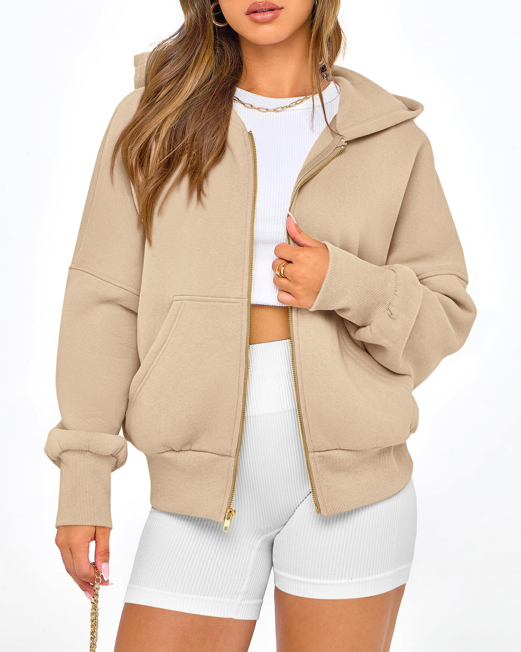 BTFBM Hoodies For Women Sweatshirt Fall Fashion Clothing Long Sleeve Fleece Jacket Winter Outfits Y2k Zip Up Hoodie