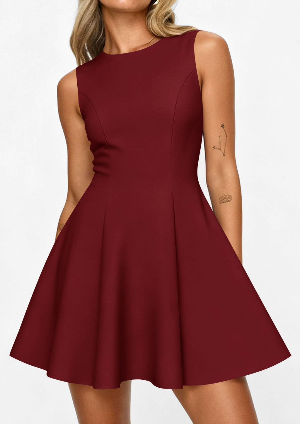 PRETTYGARDEN Cocktail Dresses for Women Summer Formal Boat Neck A Line Spring Elegant Graduation Party Mini Dress