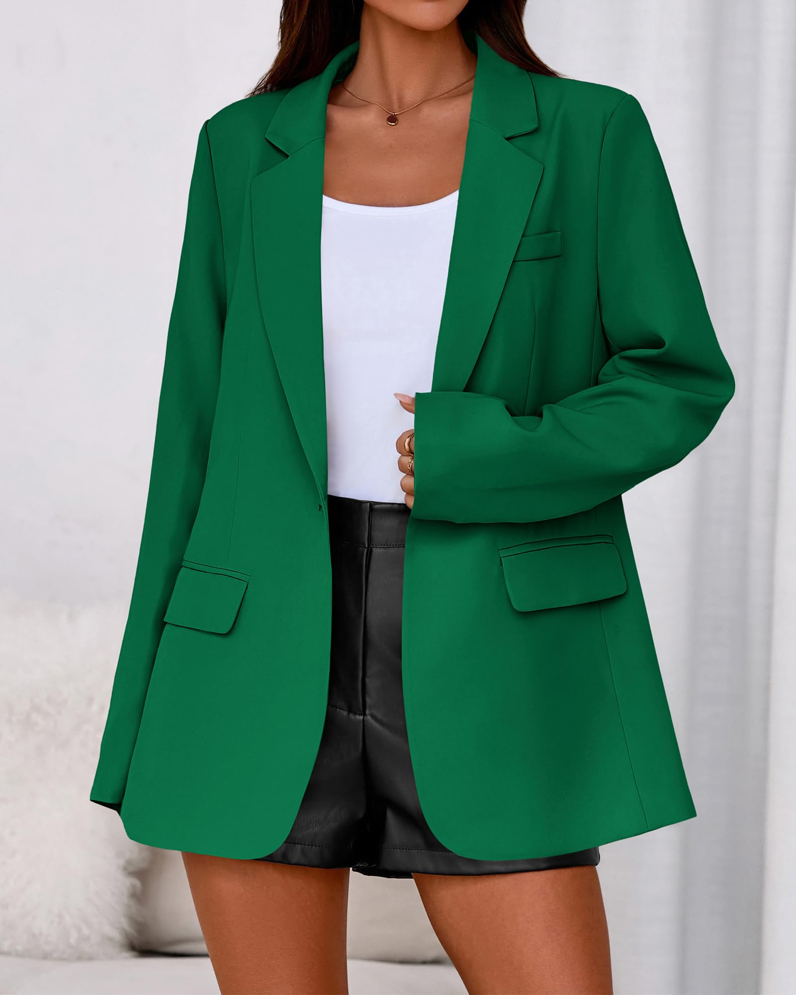 BTFBM Blazers for Women Spring Business Casual Clothes Open Front Oversized Winter Coats Work Office Suit Jackets