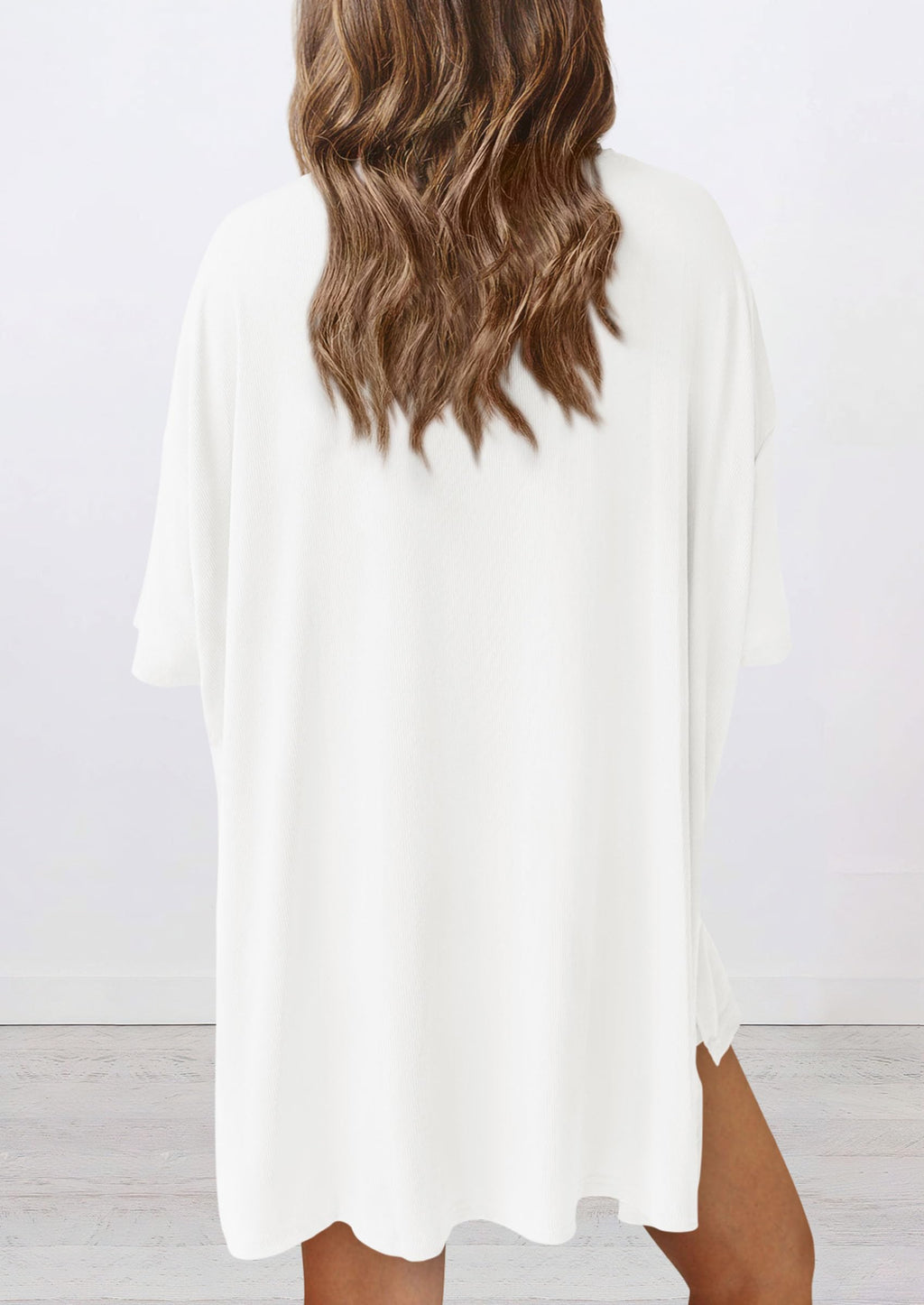 PRETTYGARDEN Women's Two Piece Lounge Set Summer Casual Oversized Shirts Biker Shorts Matching Airport Travel Outfit