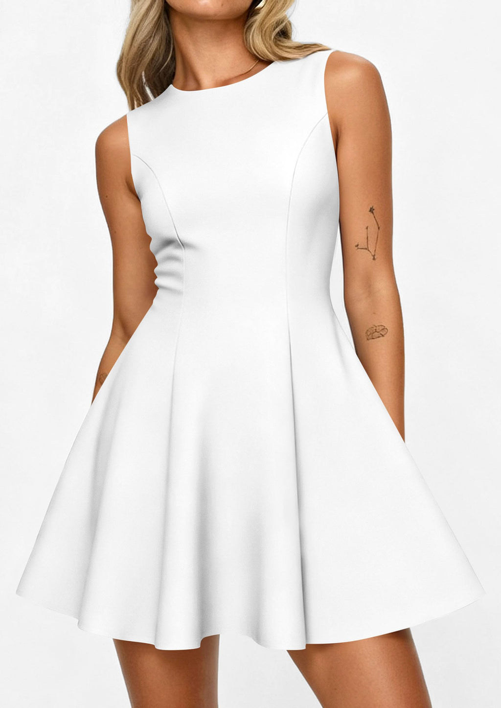 PRETTYGARDEN Cocktail Dresses for Women Summer Formal Boat Neck A Line Spring Elegant Graduation Party Mini Dress