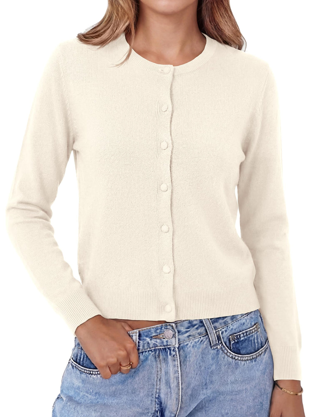BTFBM Cardigan Sweaters for Women Lightweight Sweater Button Down Casual Knit Shrugs Tops Spring Fashion Clothing