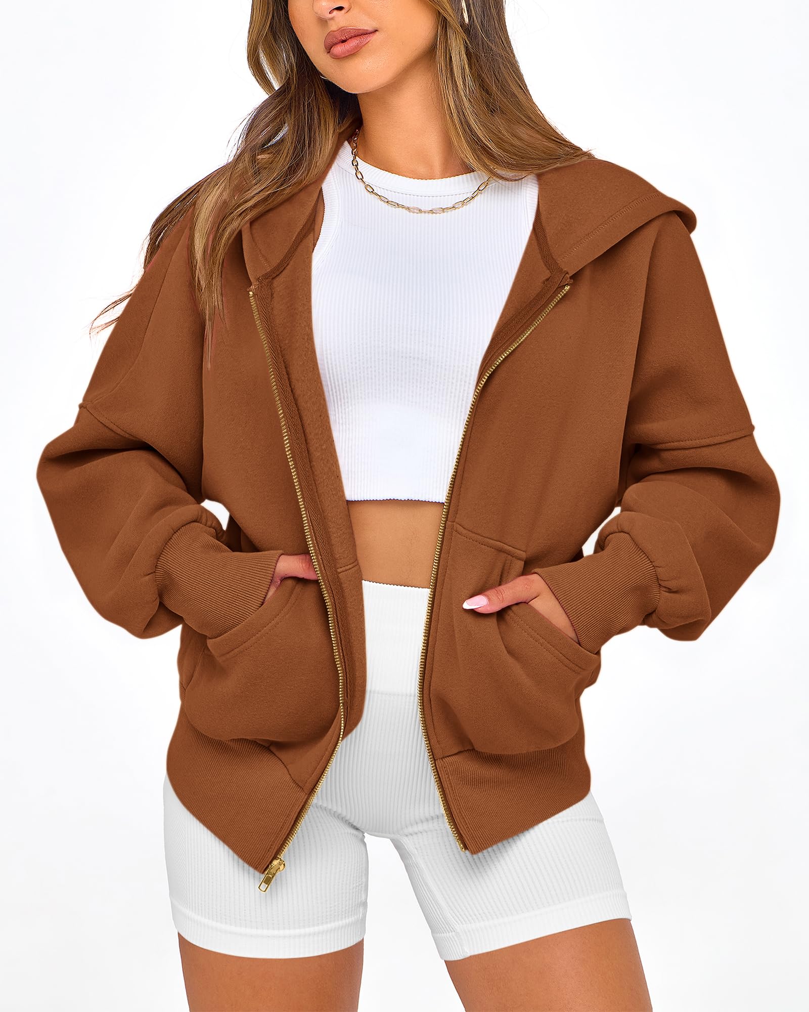 BTFBM Hoodies For Women Sweatshirt Fall Fashion Clothing Long Sleeve Fleece Jacket Winter Outfits Y2k Zip Up Hoodie