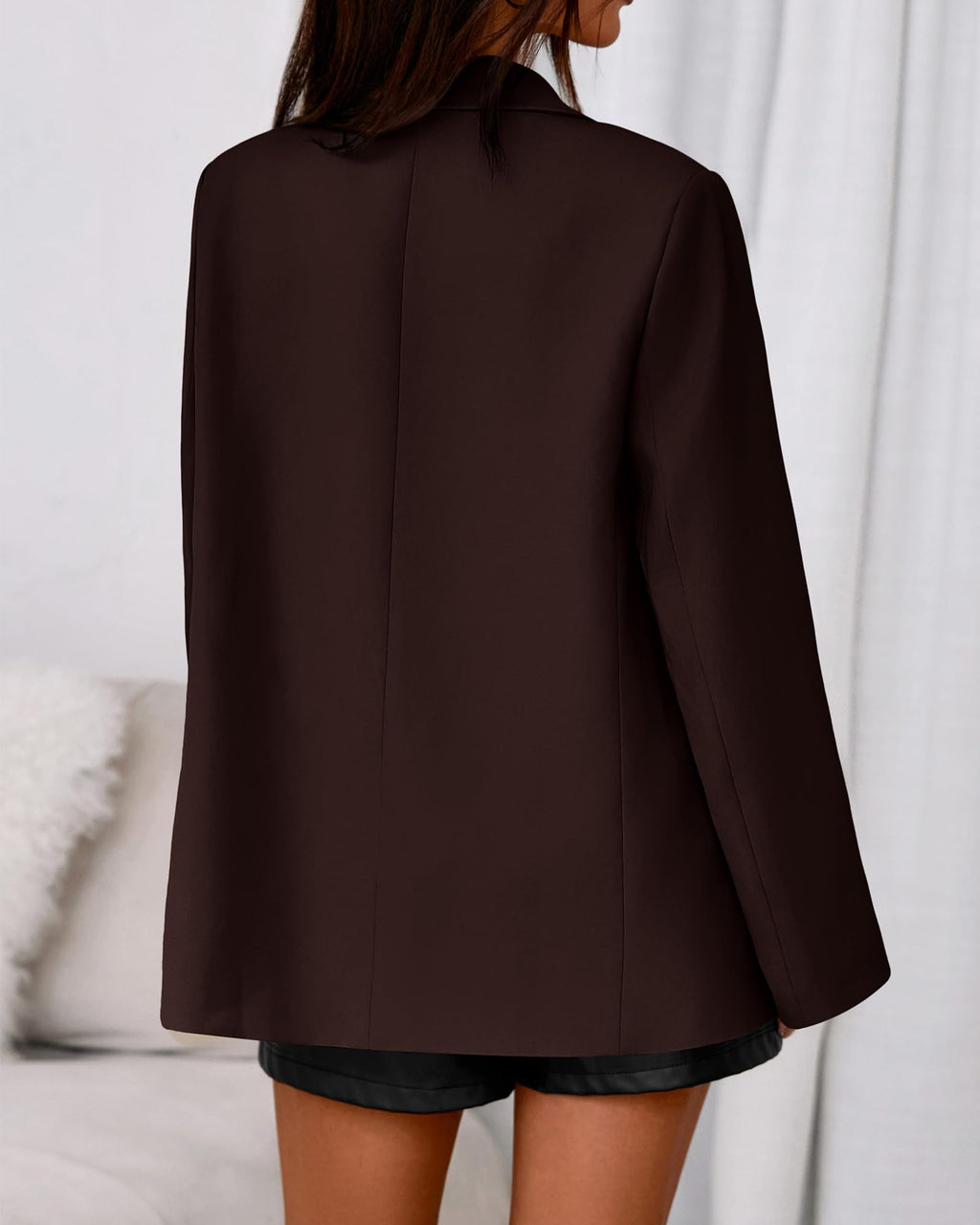 BTFBM Blazers for Women Spring Business Casual Clothes Open Front Oversized Winter Coats Work Office Suit Jackets