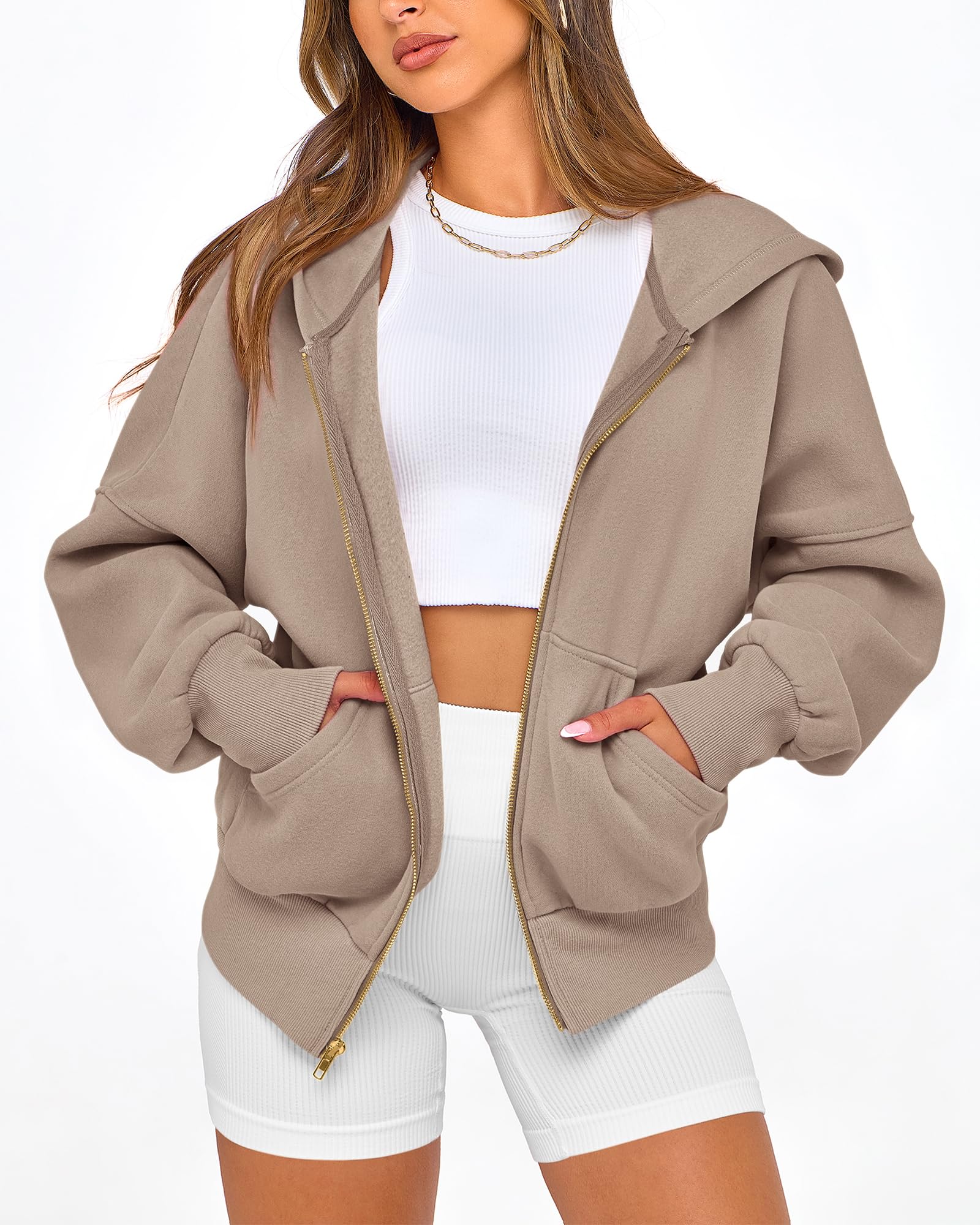BTFBM Hoodies For Women Sweatshirt Fall Fashion Clothing Long Sleeve Fleece Jacket Winter Outfits Y2k Zip Up Hoodie