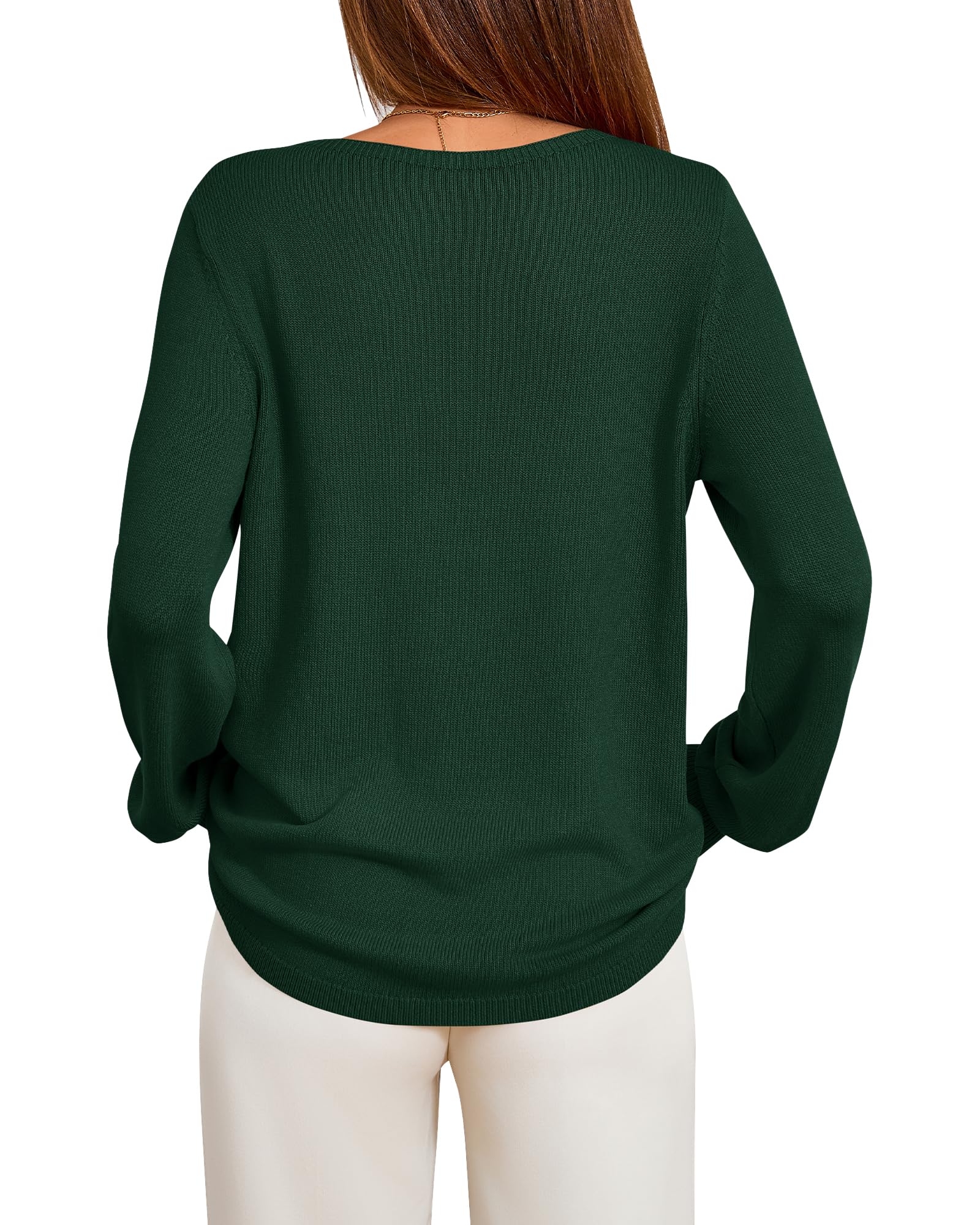 BTFBM Womens Long Sleeve Crew Neck Sweaters Spring Casual Classic Soft Loose Fit Basic Pullover Jumper Knit Top