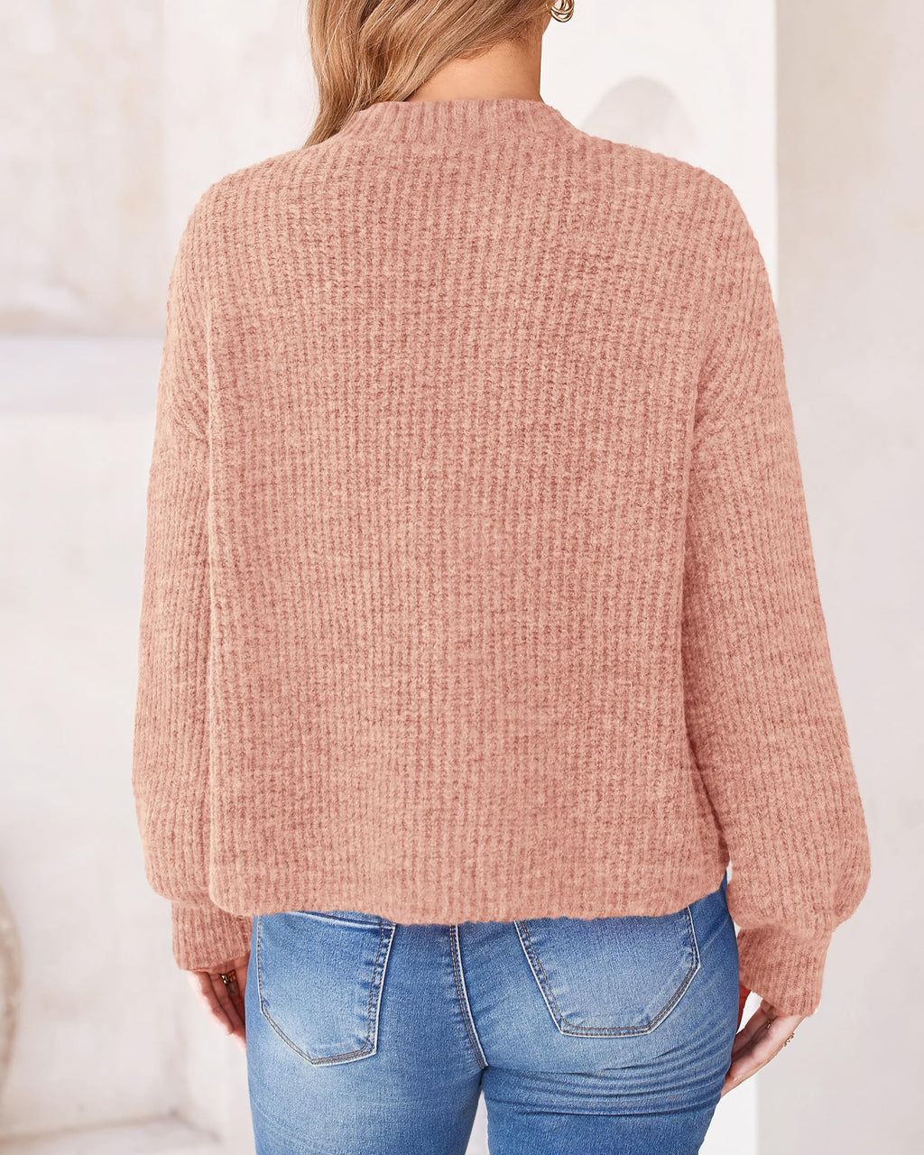 BTFBM Cardigan Sweaters for Women Fall Long Sleeve Button Down Soft Loose Chunky Knit Outwear Cropped Winter Coats