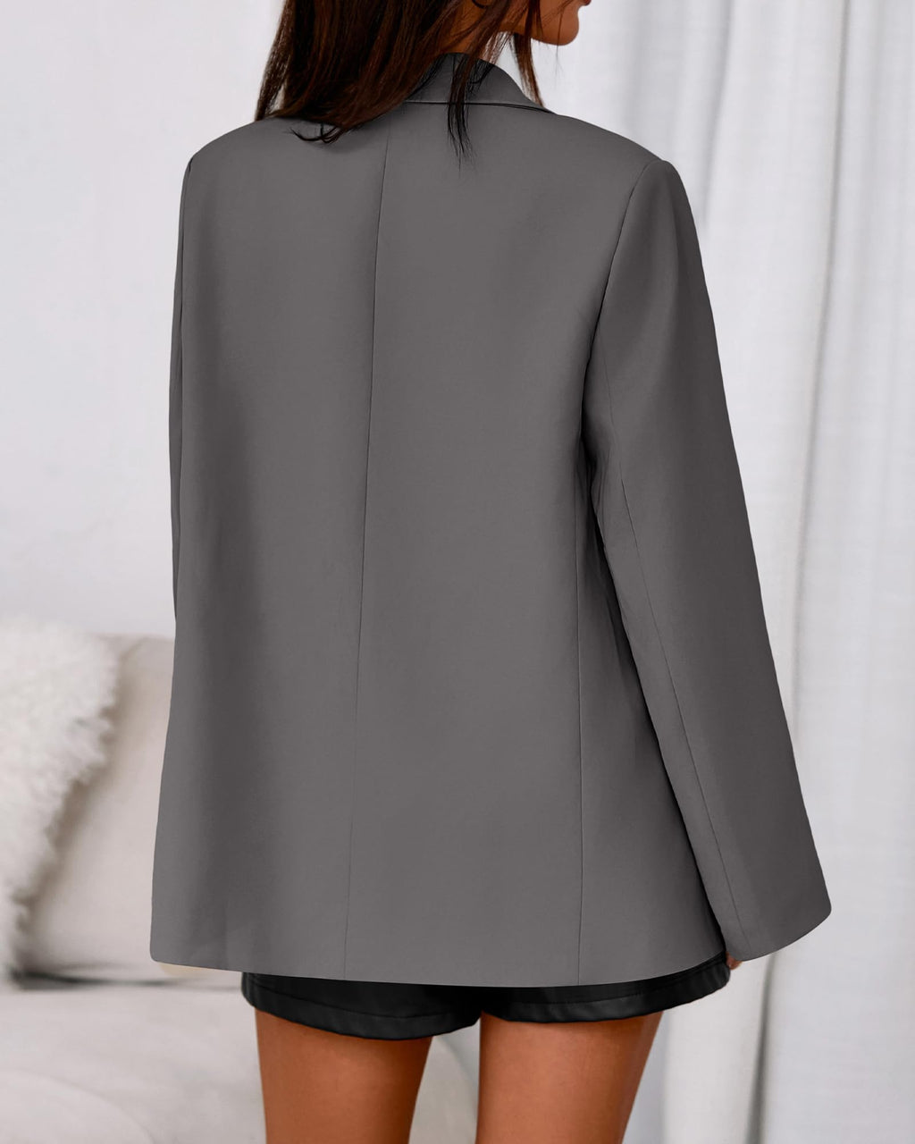 BTFBM Blazers for Women Spring Business Casual Clothes Open Front Oversized Winter Coats Work Office Suit Jackets