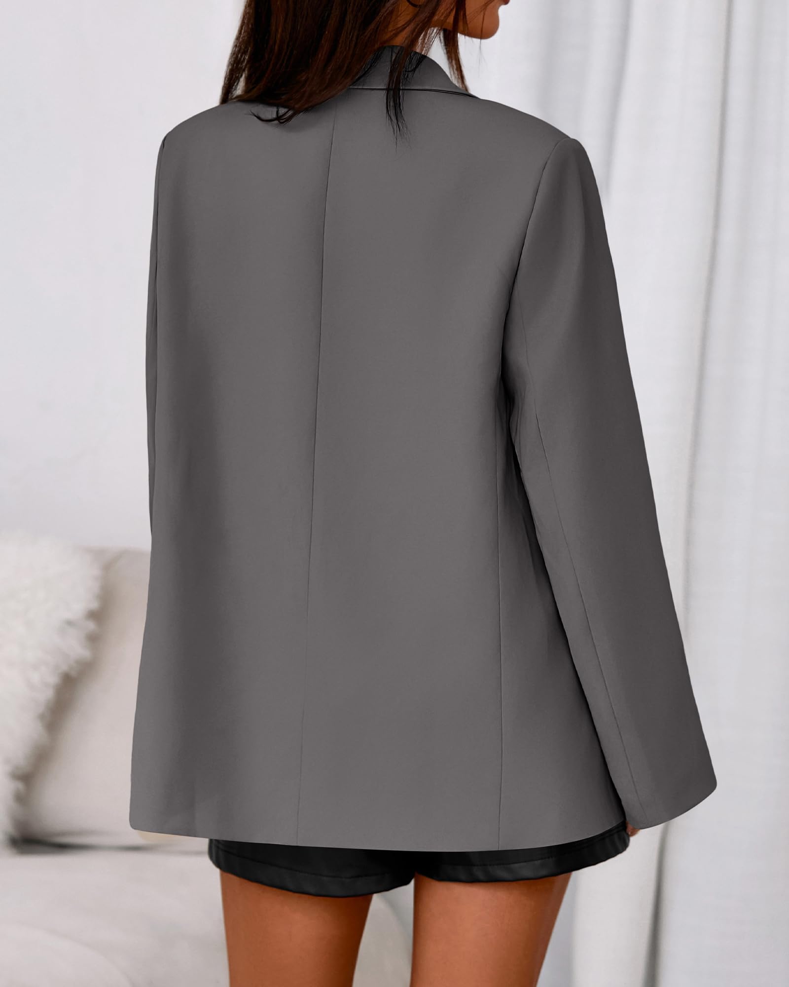 BTFBM Blazers for Women Spring Business Casual Clothes Open Front Oversized Winter Coats Work Office Suit Jackets