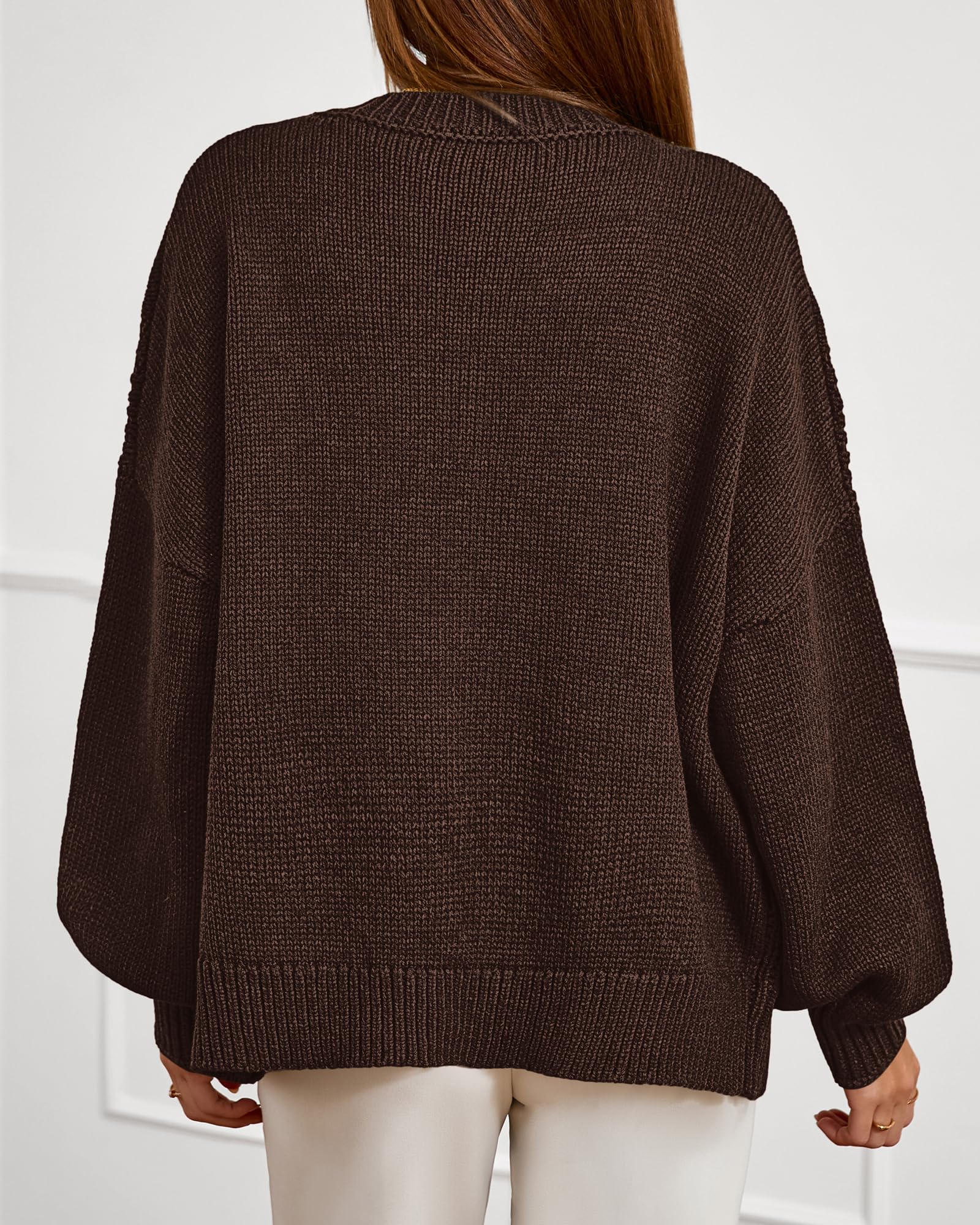 FreshPretty Chunky Cardigan Sweaters for Women Fall Fashion Button Long Sleeve Loose Cable Knit Winter Coats Outerwear