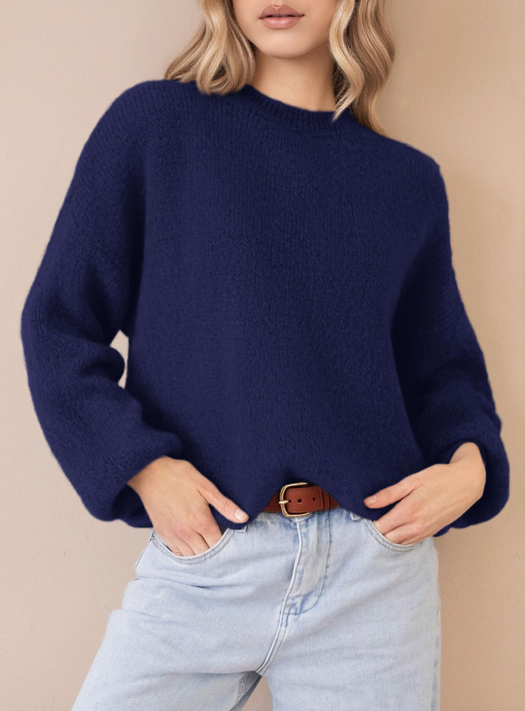 PRETTYGARDEN Women's Fall Oversized Sweaters Dressy Casual Long Sleeve Chunky Knit Winter Pullover Tops 2026 Holiday Outfits