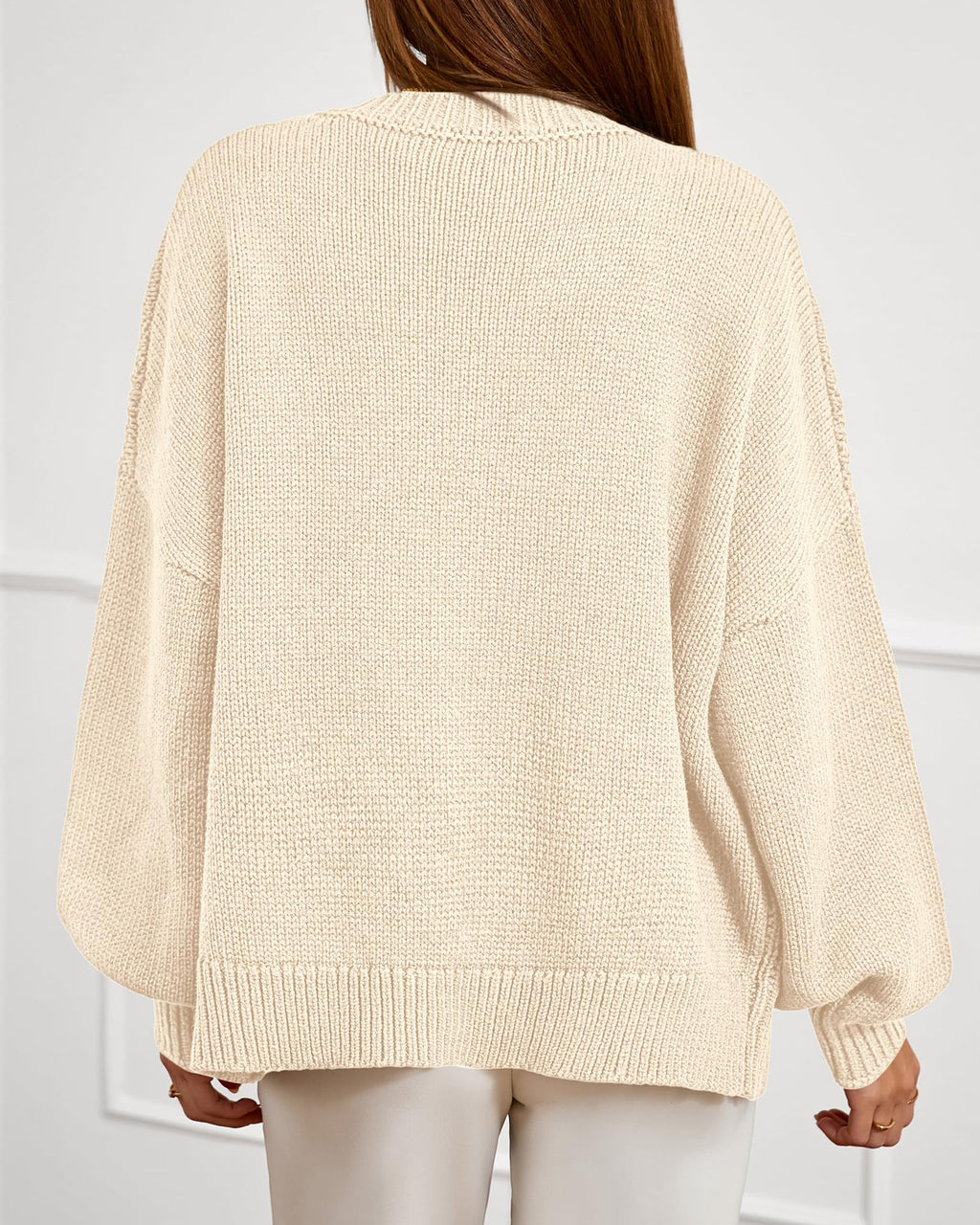 FreshPretty Chunky Cardigan Sweaters for Women Fall Fashion Button Long Sleeve Loose Cable Knit Winter Coats Outerwear