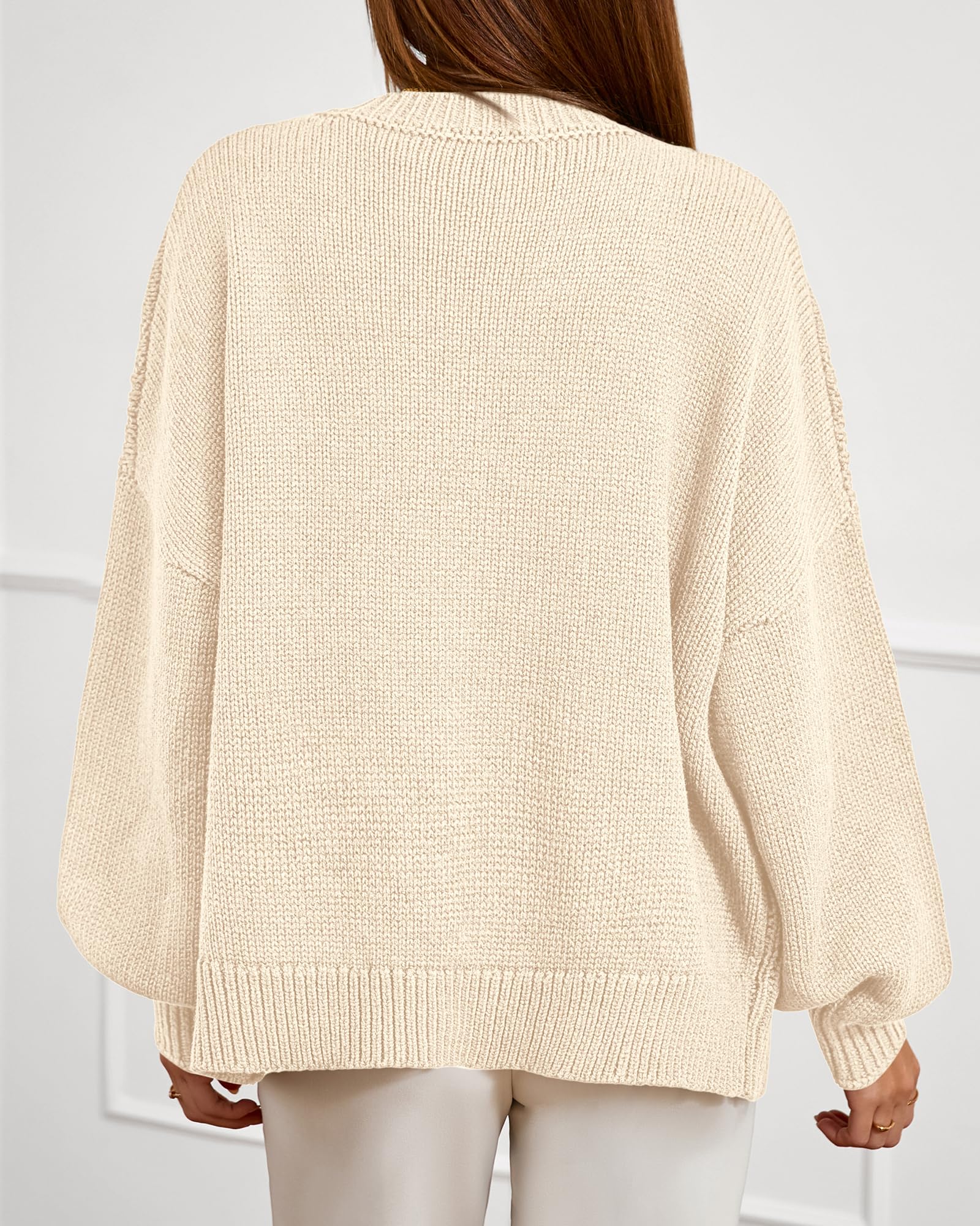 FreshPretty Chunky Cardigan Sweaters for Women Fall Fashion Button Long Sleeve Loose Cable Knit Winter Coats Outerwear