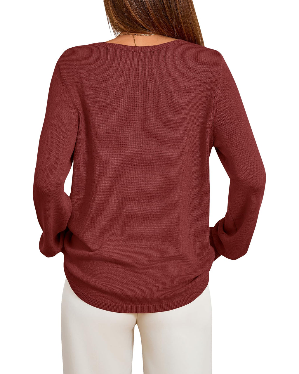 BTFBM Womens Long Sleeve Crew Neck Sweaters Spring Casual Classic Soft Loose Fit Basic Pullover Jumper Knit Top