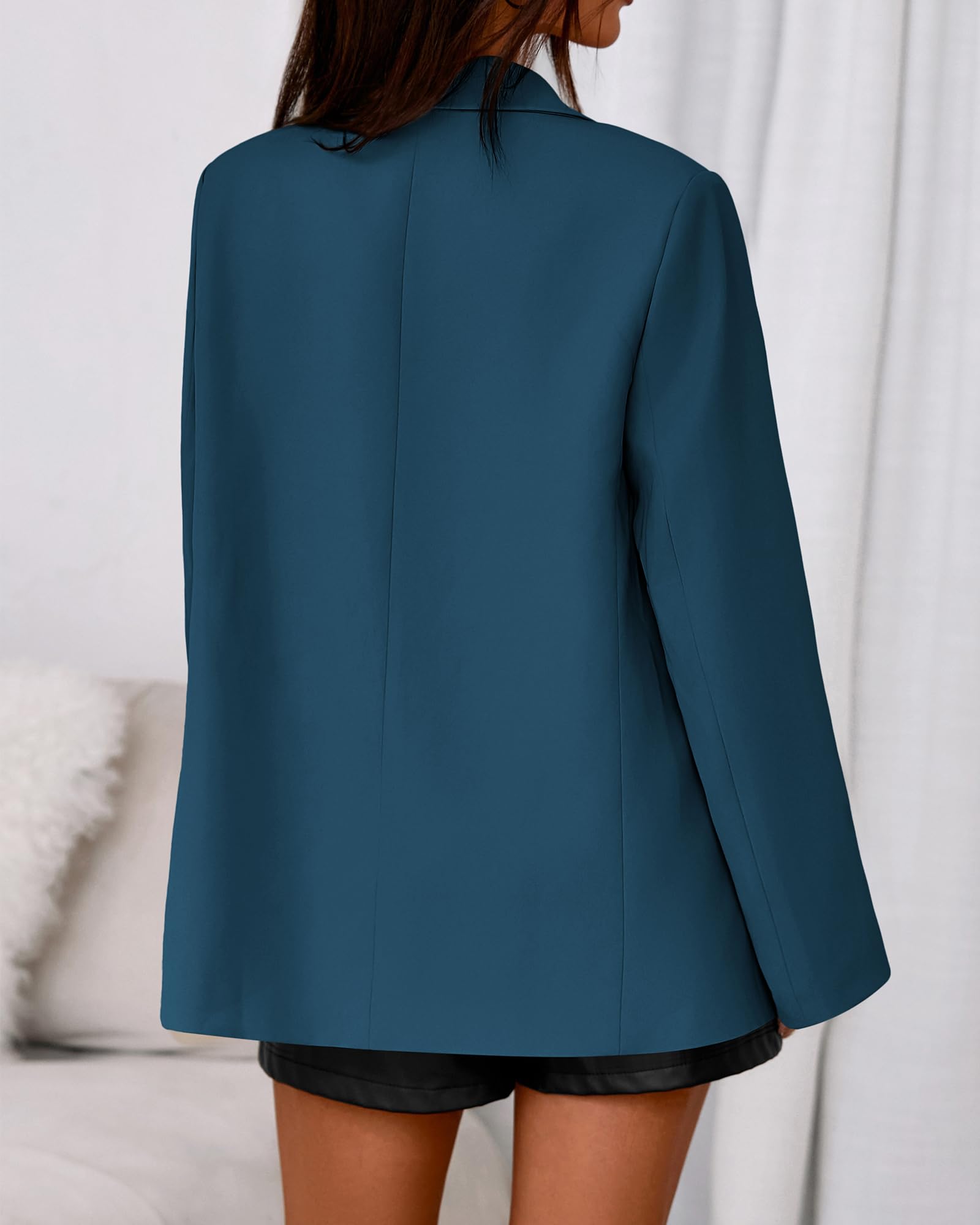BTFBM Blazers for Women Spring Business Casual Clothes Open Front Oversized Winter Coats Work Office Suit Jackets