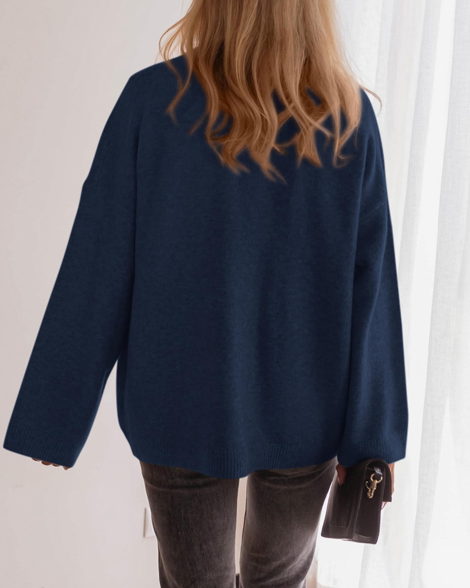 BTFBM Oversized Cardigan Sweaters for Women Trendy Fall Fashion Button Down Long Sleeve Chunky Knit Cardigans