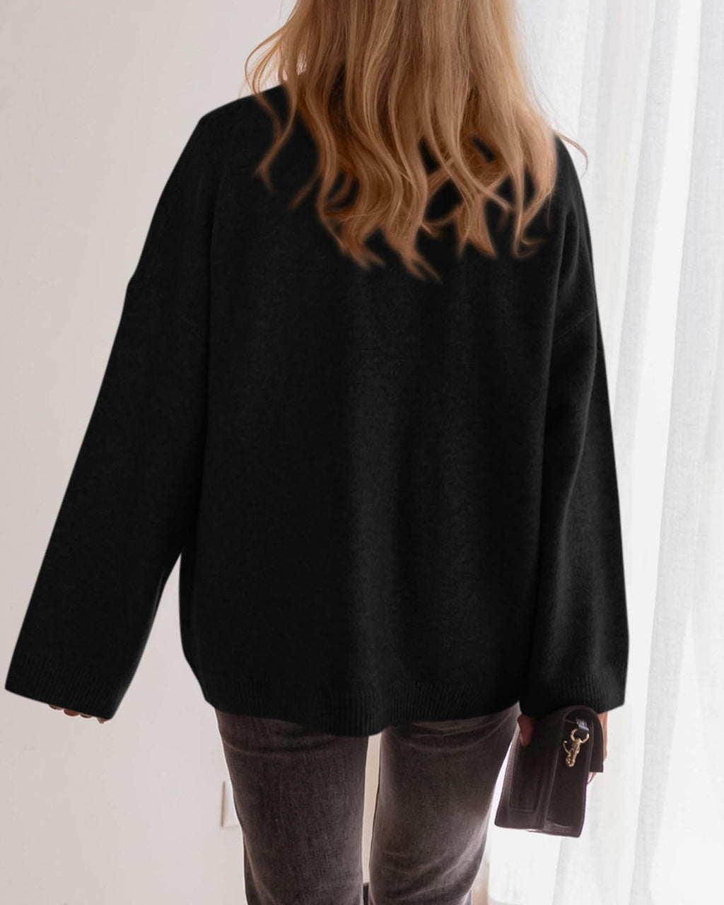 BTFBM Oversized Cardigan Sweaters for Women Trendy Fall Fashion Button Down Long Sleeve Chunky Knit Cardigans